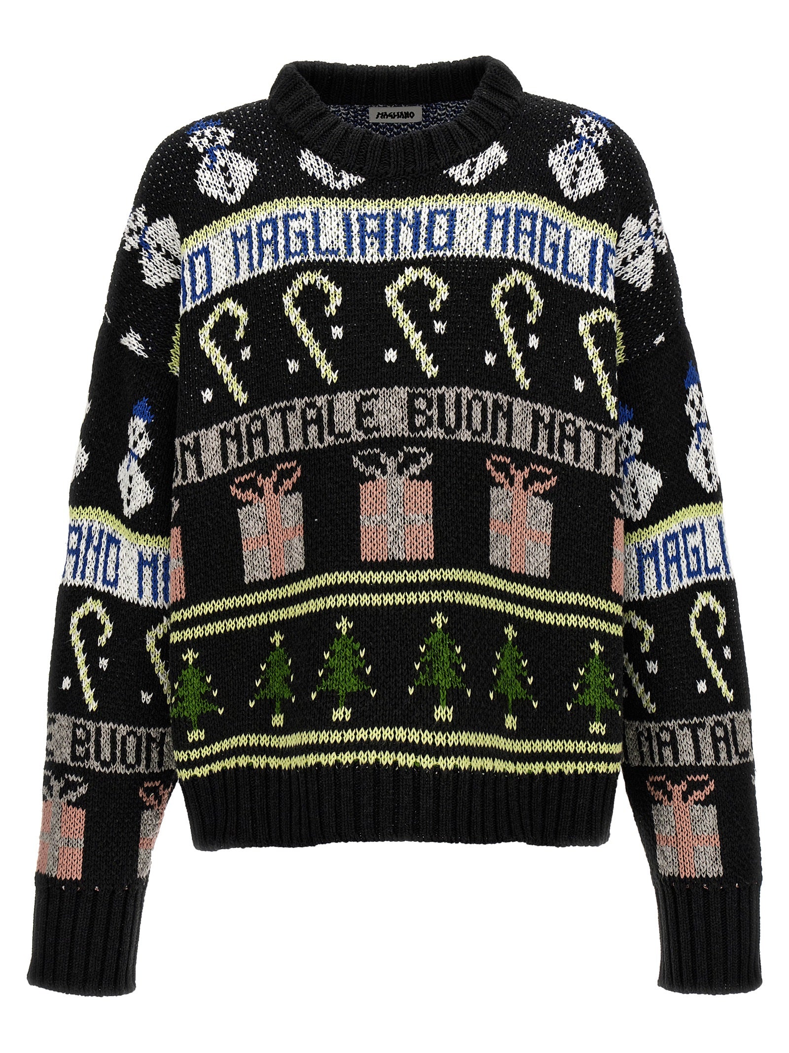 Magliano Schwarzer Baumwollcardigan
