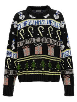 Magliano Schwarzer Baumwollcardigan