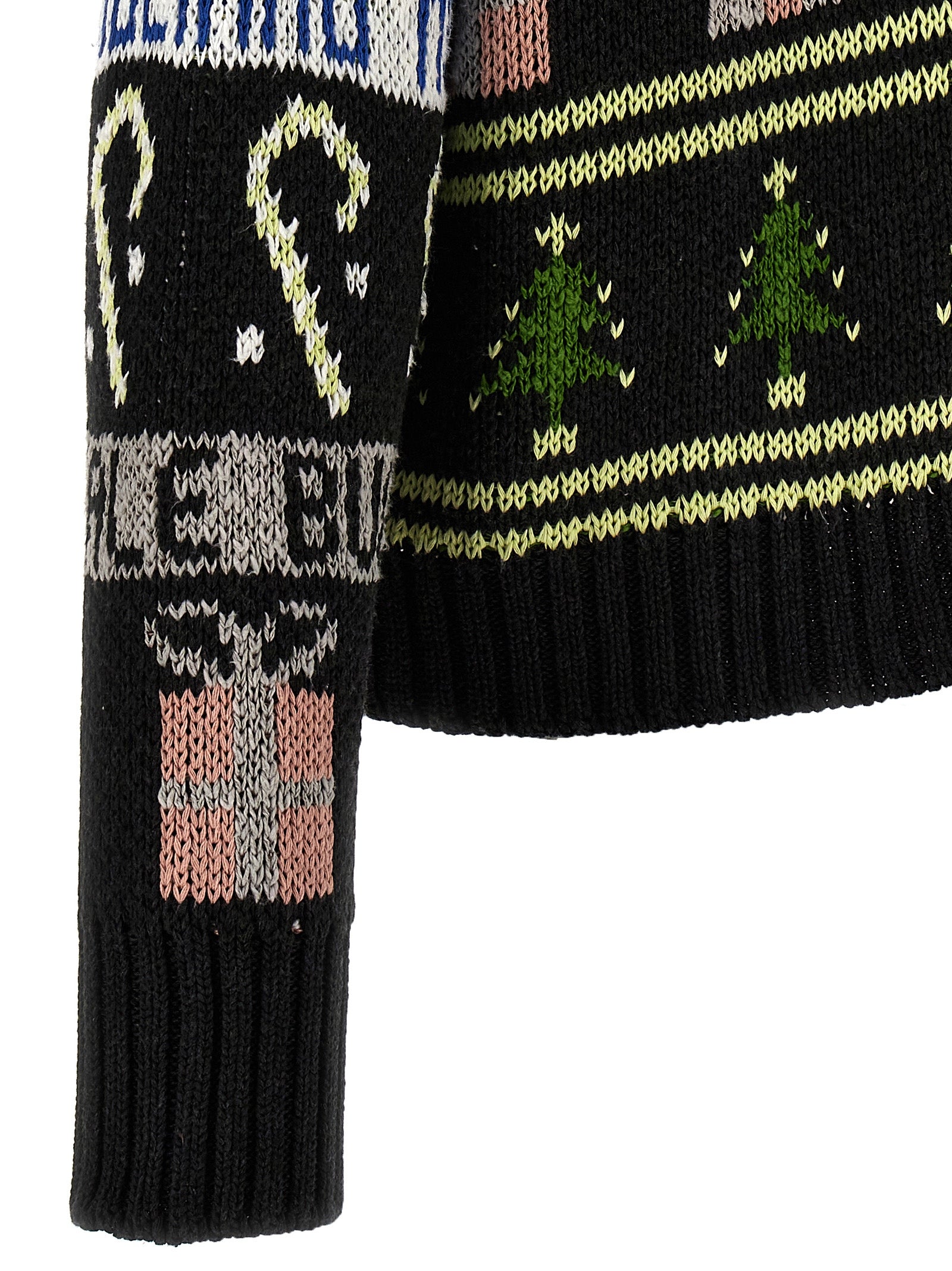 Magliano Schwarzer Baumwollcardigan