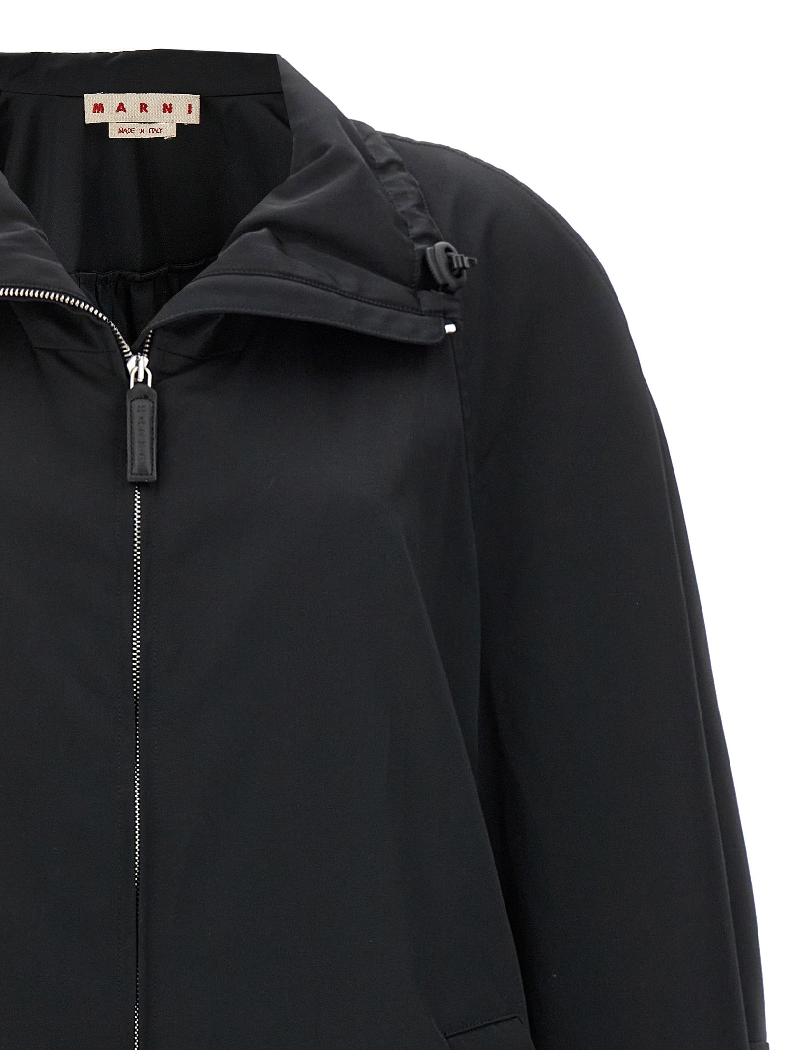 Marni Schwarzer Parka aus Polyester