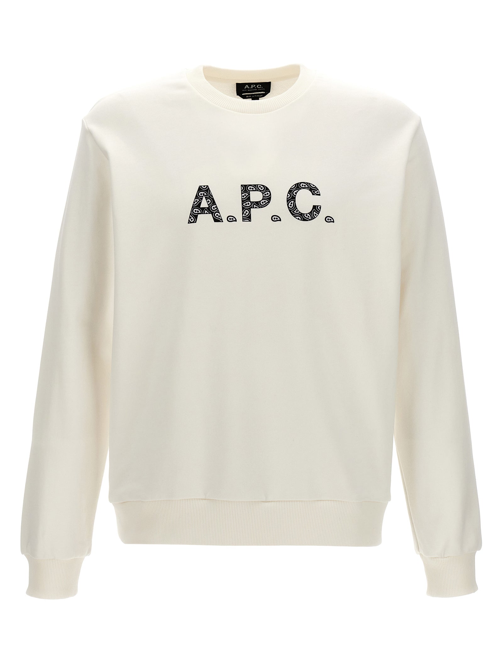 A.P.C. Zweifarbiger Baumwollpullover