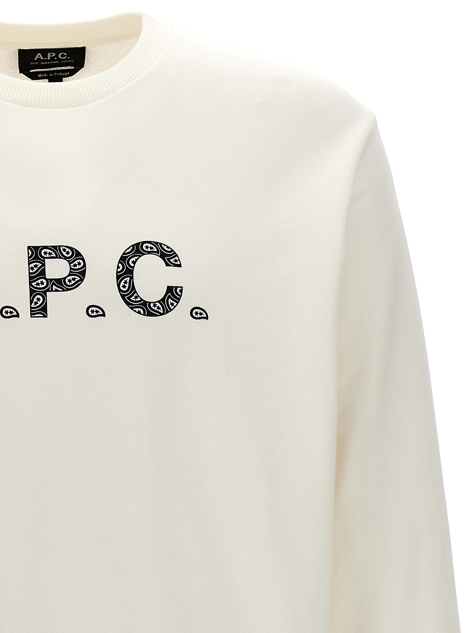 A.P.C. Zweifarbiger Baumwollpullover