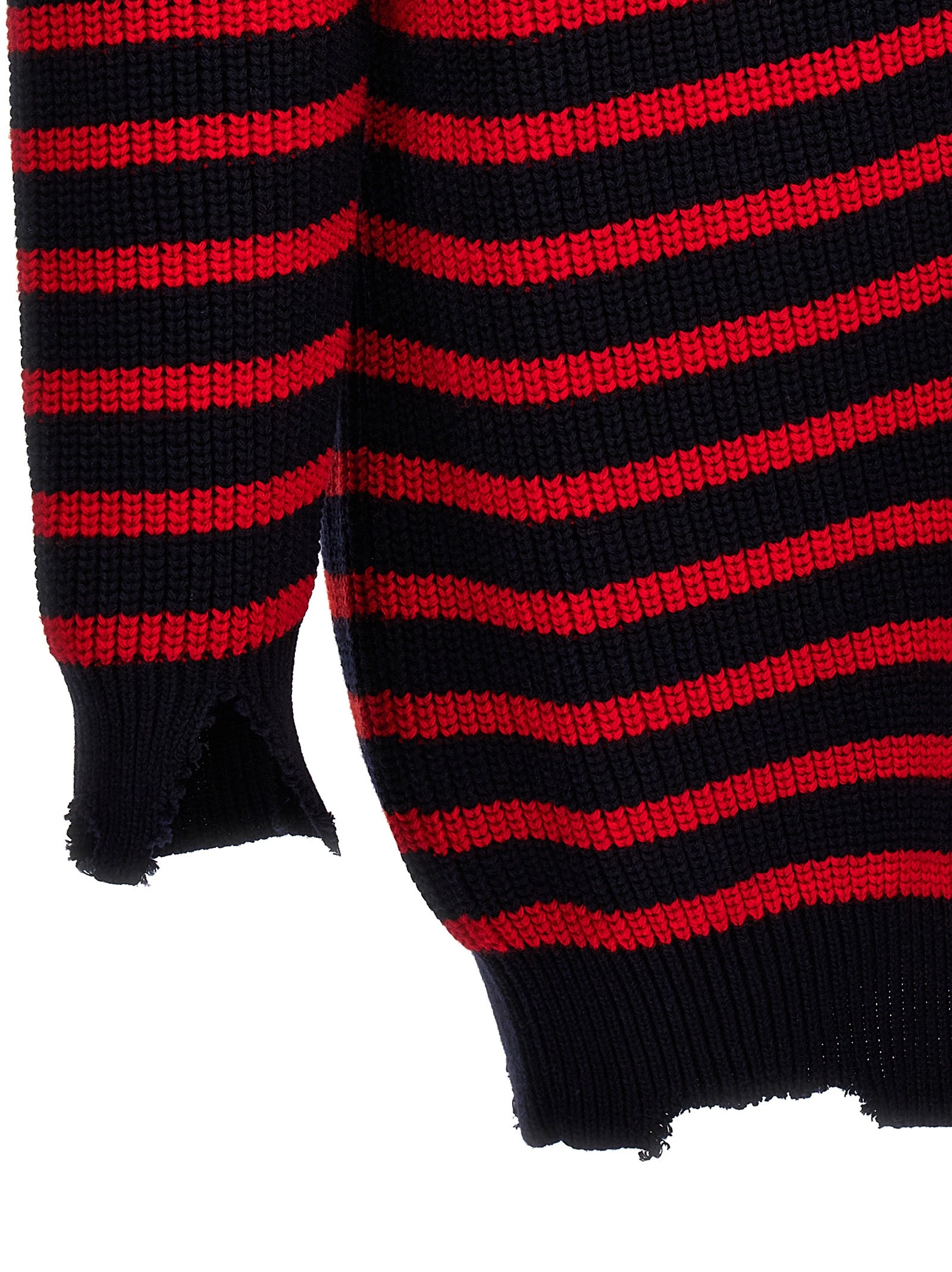 Marni Mehrfarbige Strickjacke aus reiner Schurwolle