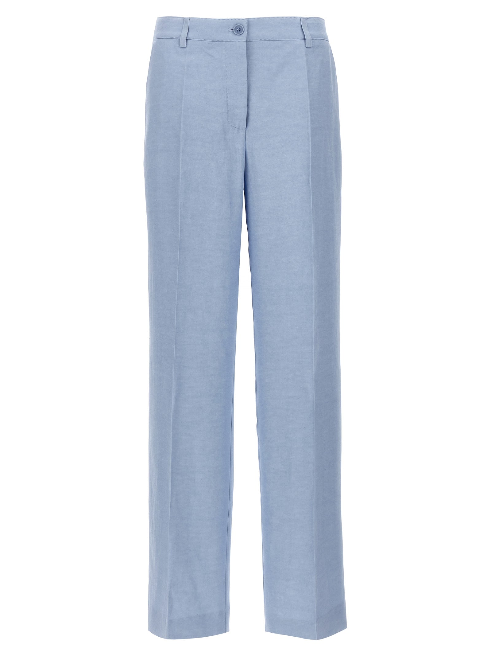 P.A.R.O.S.H. Blaue Freizeithose aus Viskose