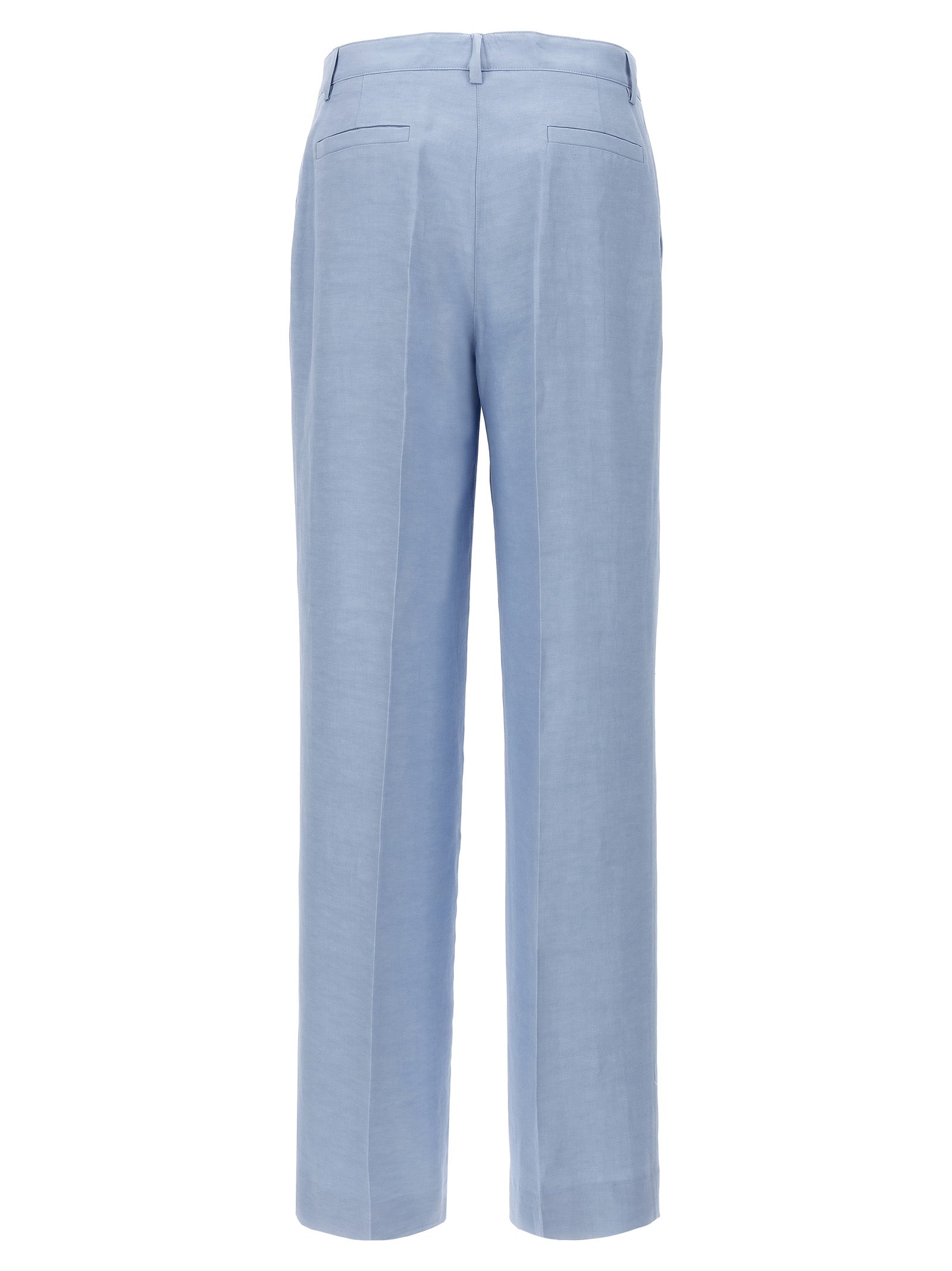P.A.R.O.S.H. Blaue Freizeithose aus Viskose