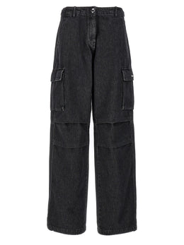 Coperni Schwarze Baumwolljeans Denim