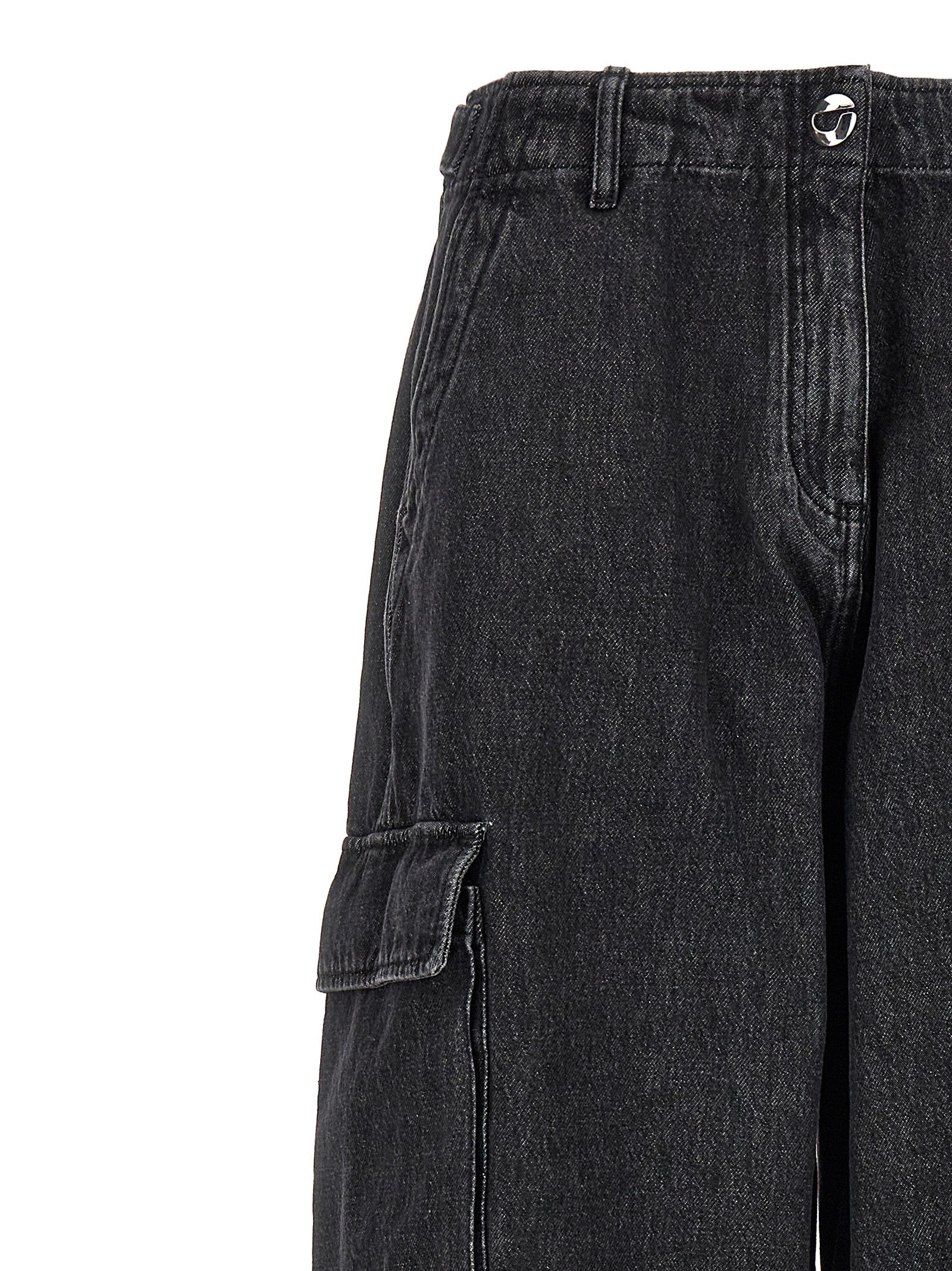 Coperni Schwarze Baumwolljeans Denim