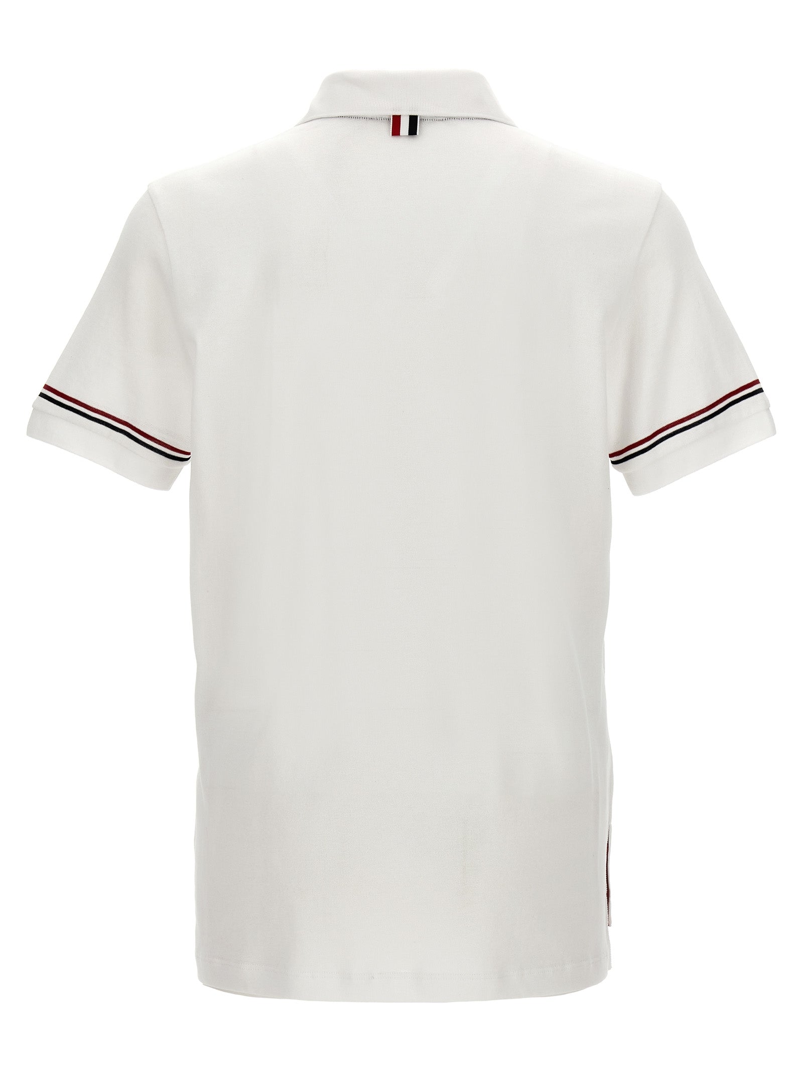 Thom Browne Weißes Poloshirt aus Baumwolle