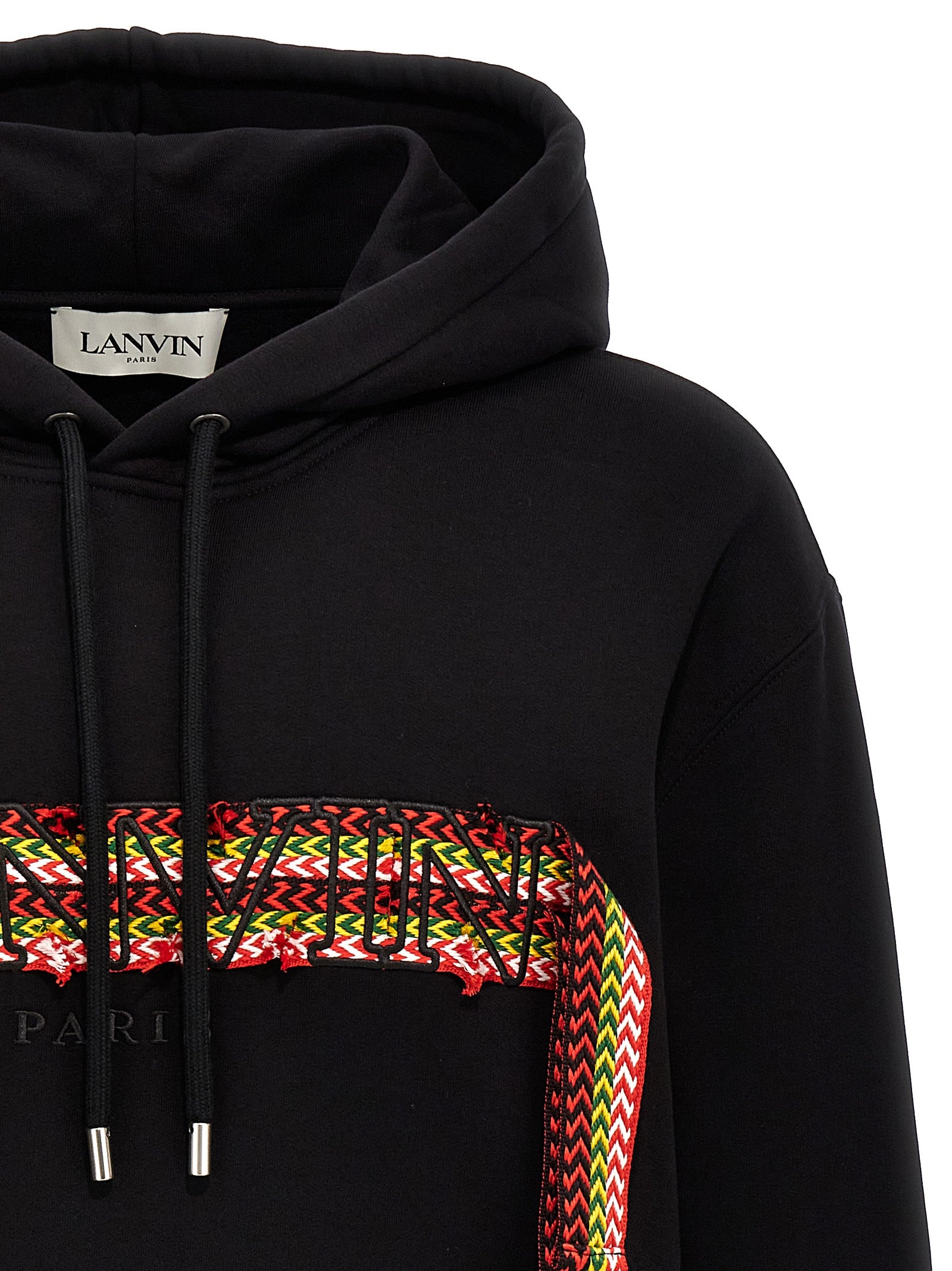 Lanvin Schwarzer Baumwoll-Sweatshirt