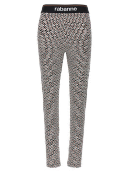 Paco Rabanne Leggings aus Viskose in Multicolor