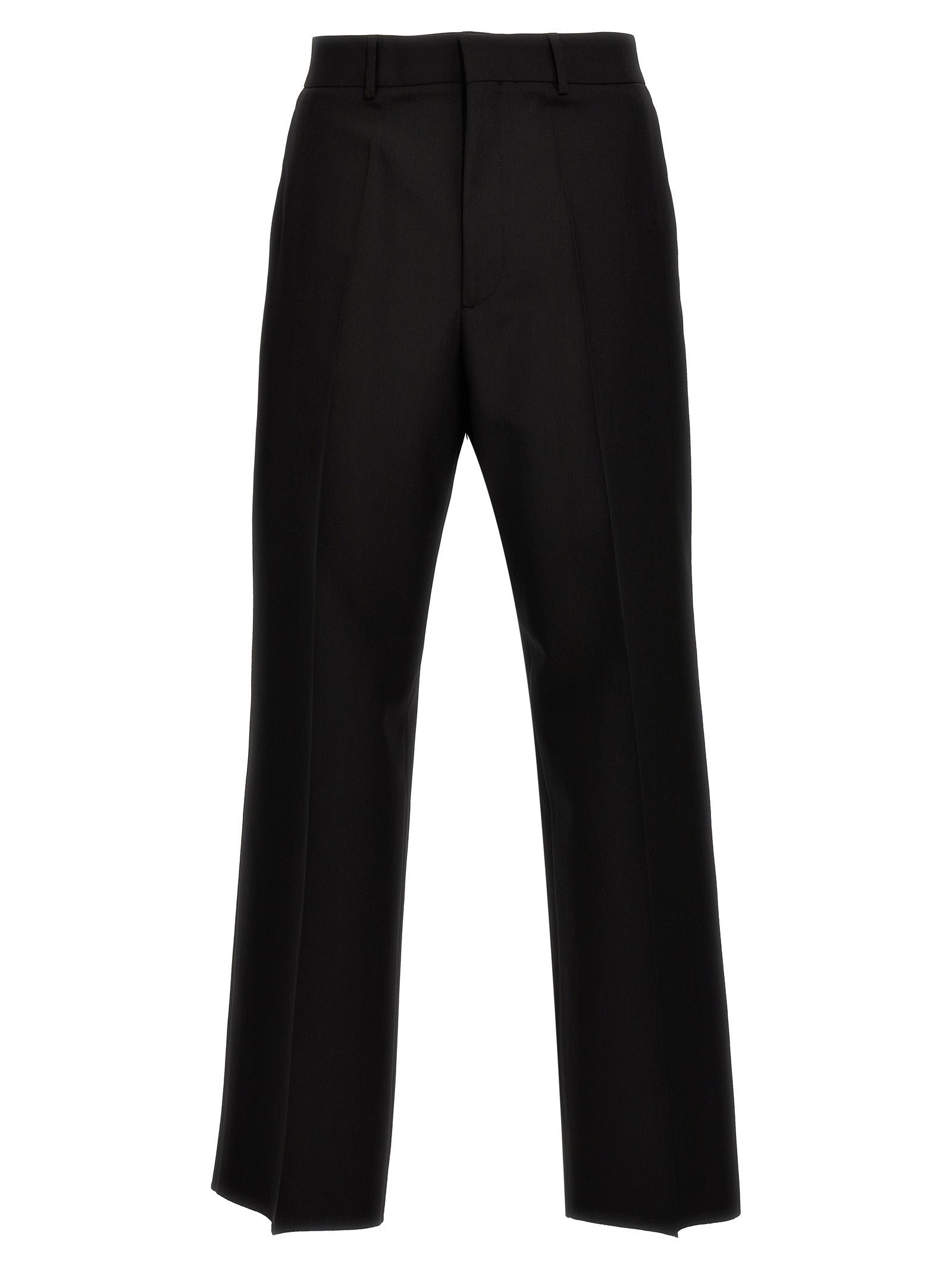 Valentino Garavani Schwarze Hose aus reiner Schurwolle