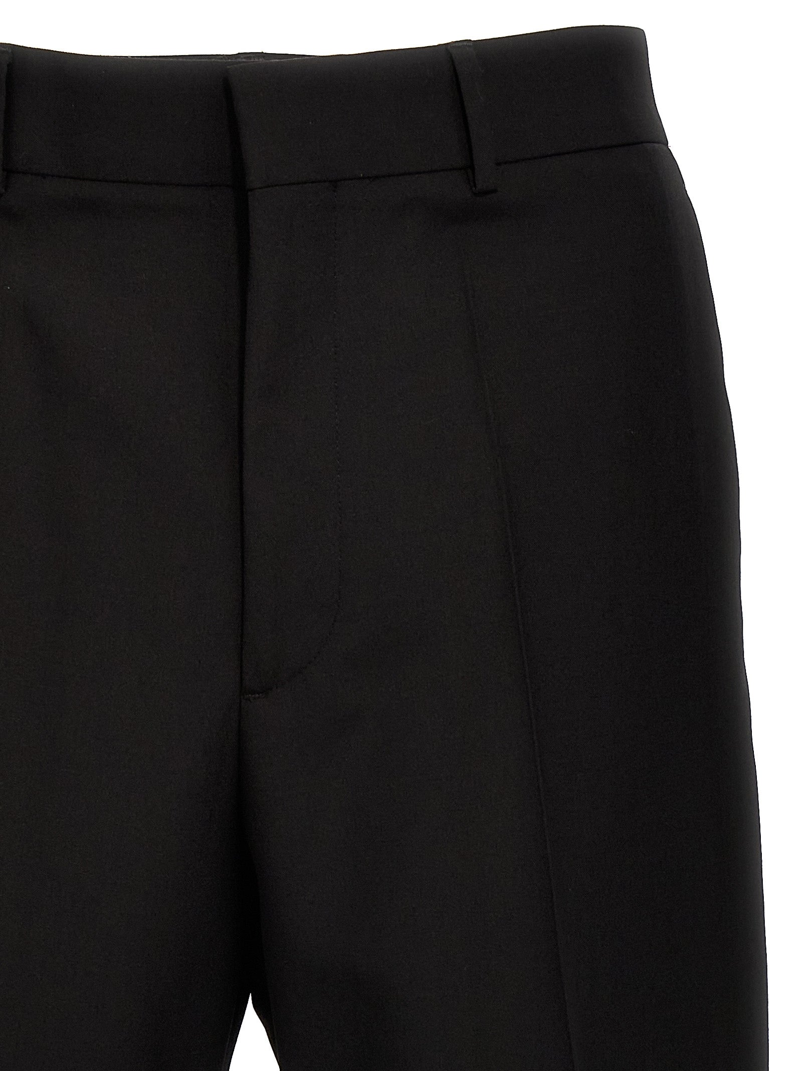 Valentino Garavani Schwarze Hose aus reiner Schurwolle