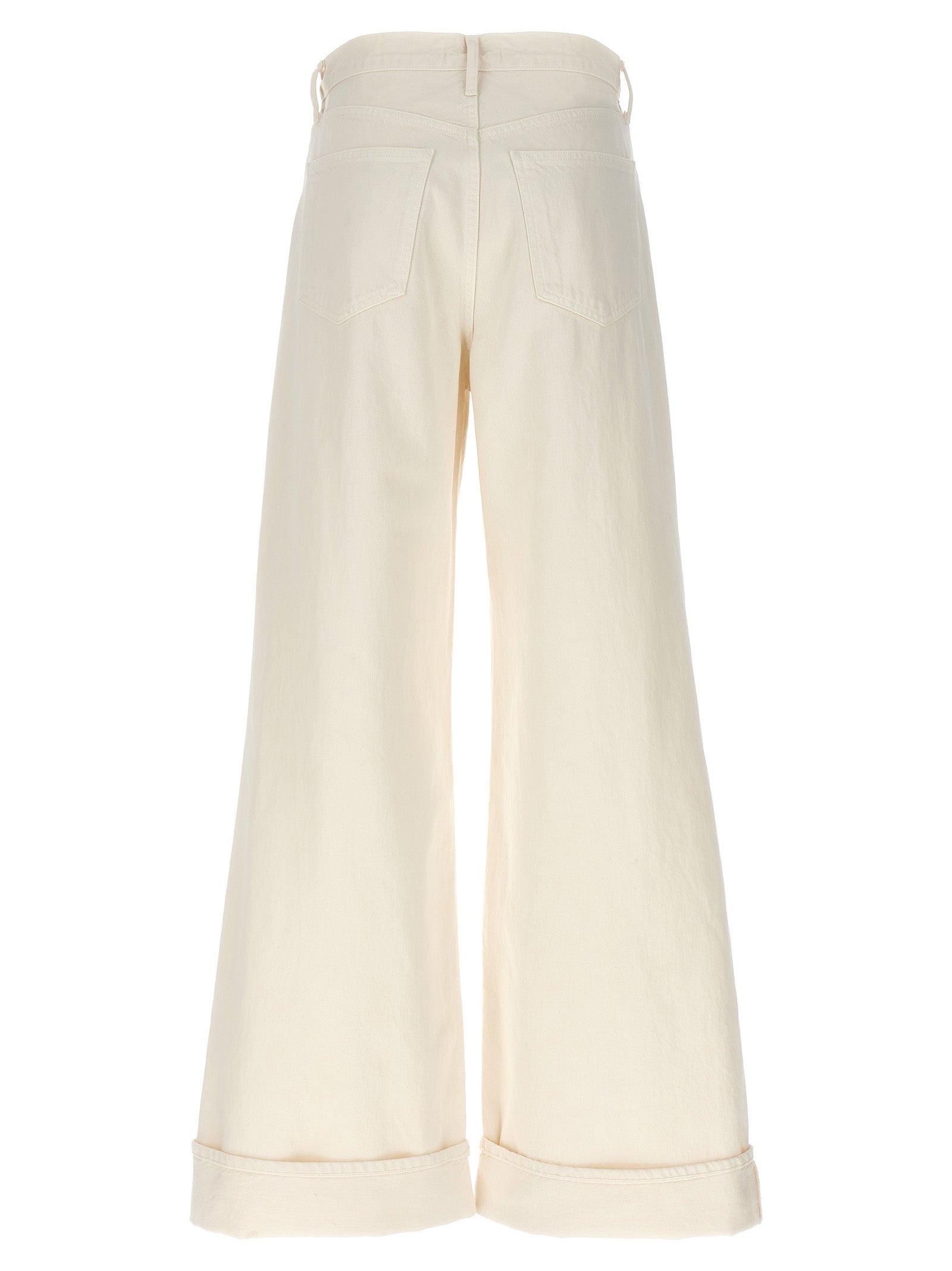 Agolde Weiße High-Waist-Jeans aus Baumwolle