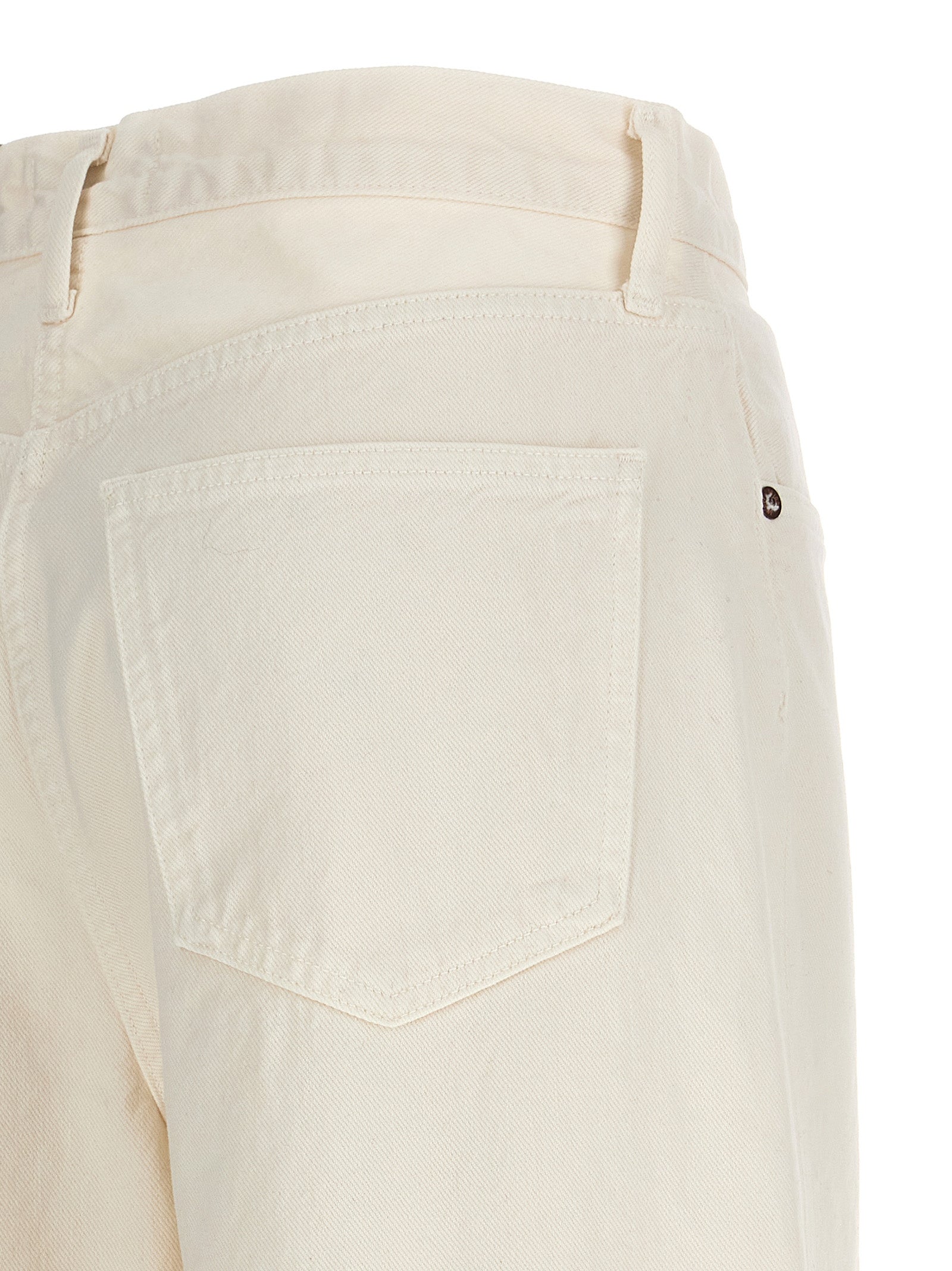 Agolde Weiße High-Waist-Jeans aus Baumwolle