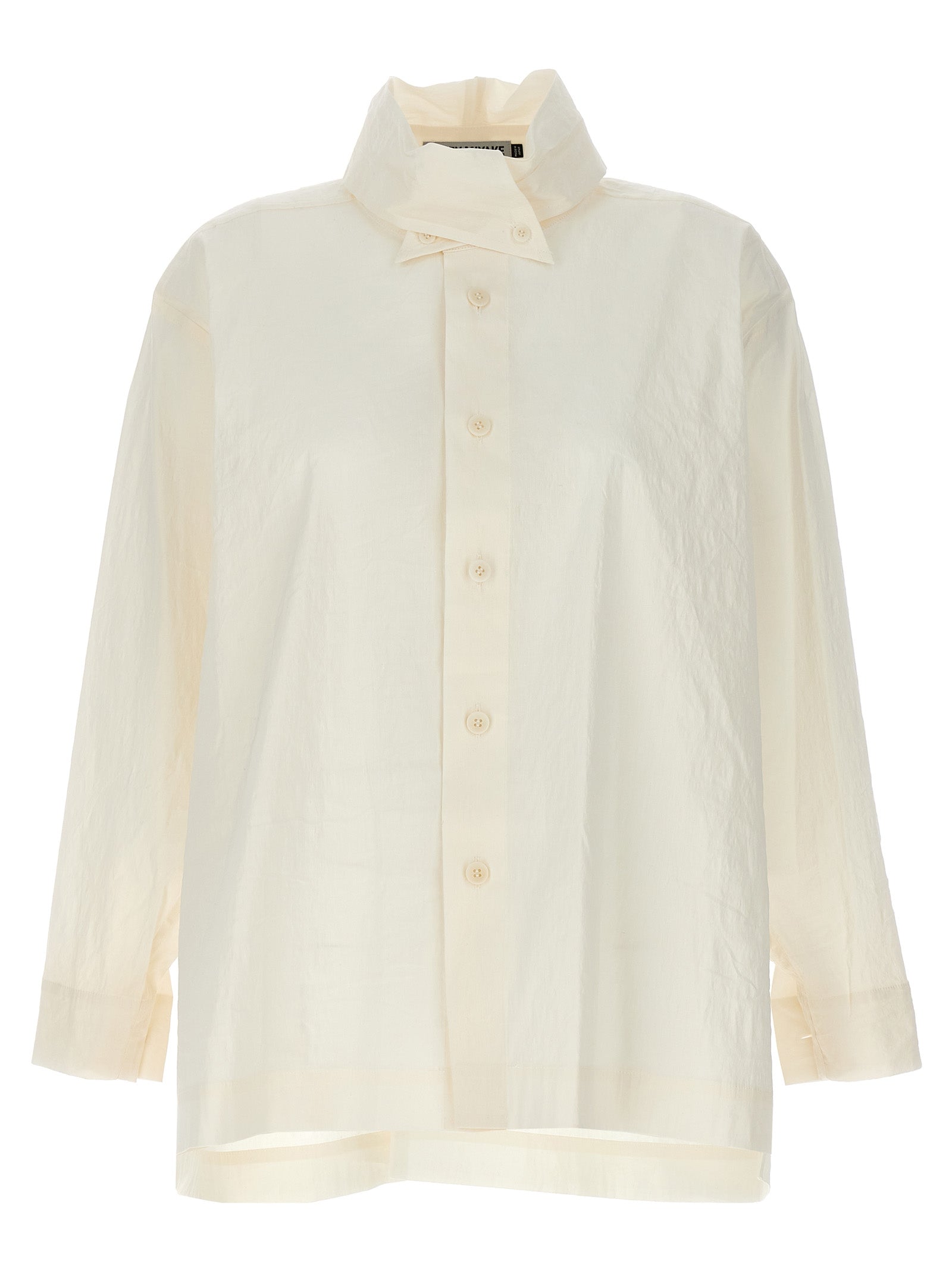 Issey Miyake Weiße Bluse aus Fasern