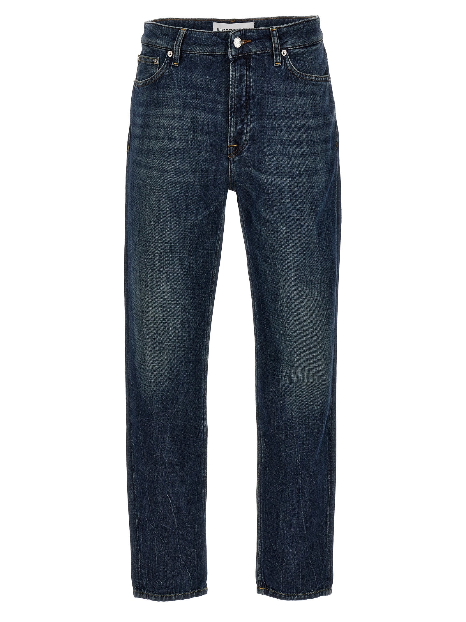 Department 5 Blaue Jeans aus Baumwolle im geraden Schnitt