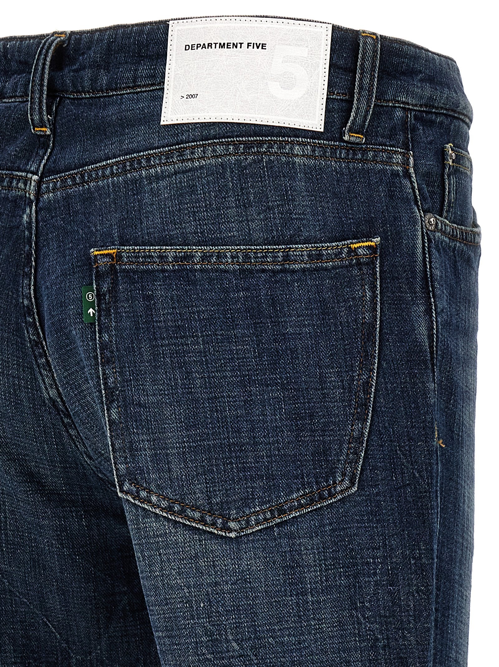 Department 5 Blaue Jeans aus Baumwolle im geraden Schnitt