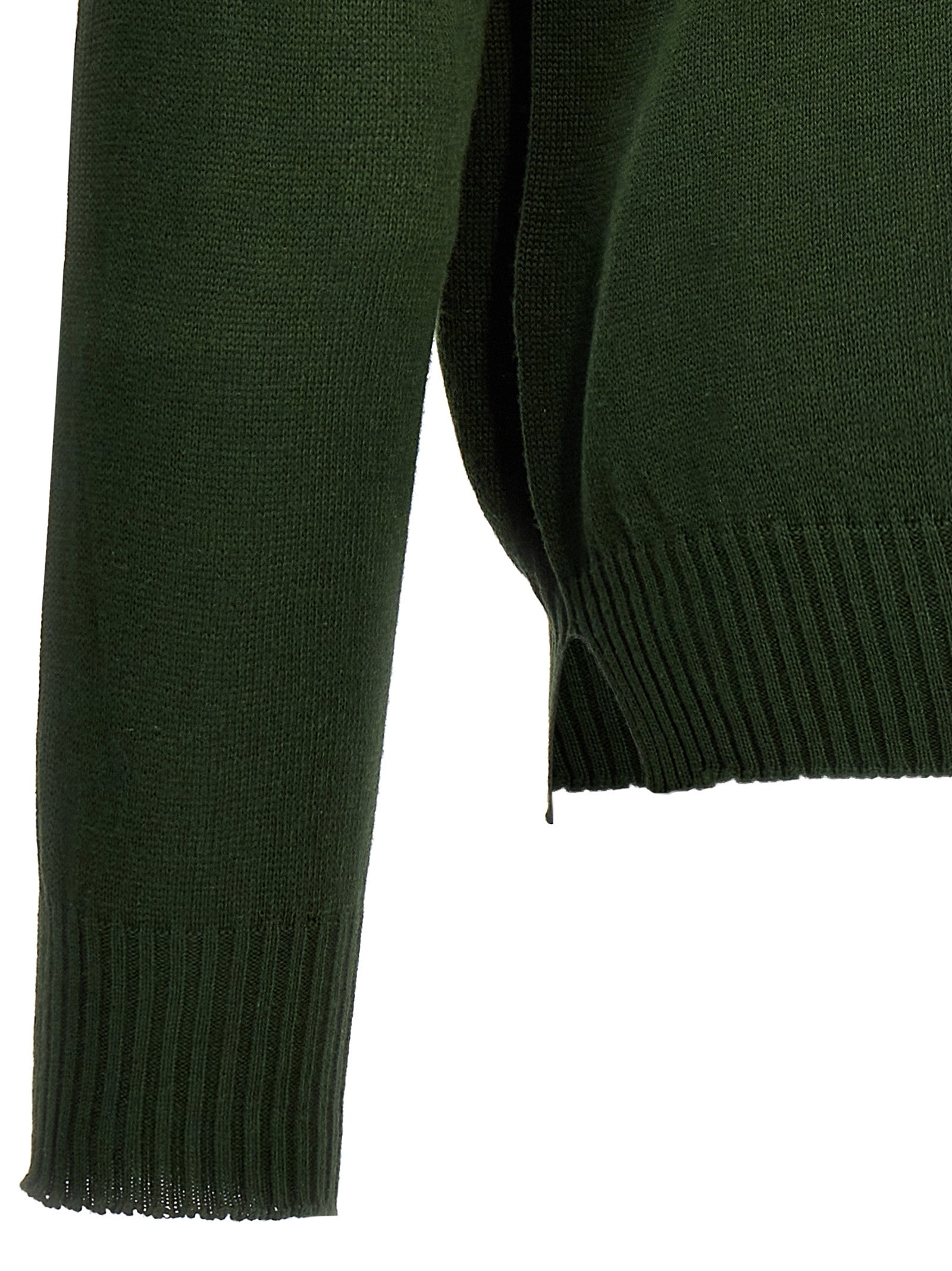 MA'RY'YA Baumwoll-Cardigan in Zweifarbenoptik
