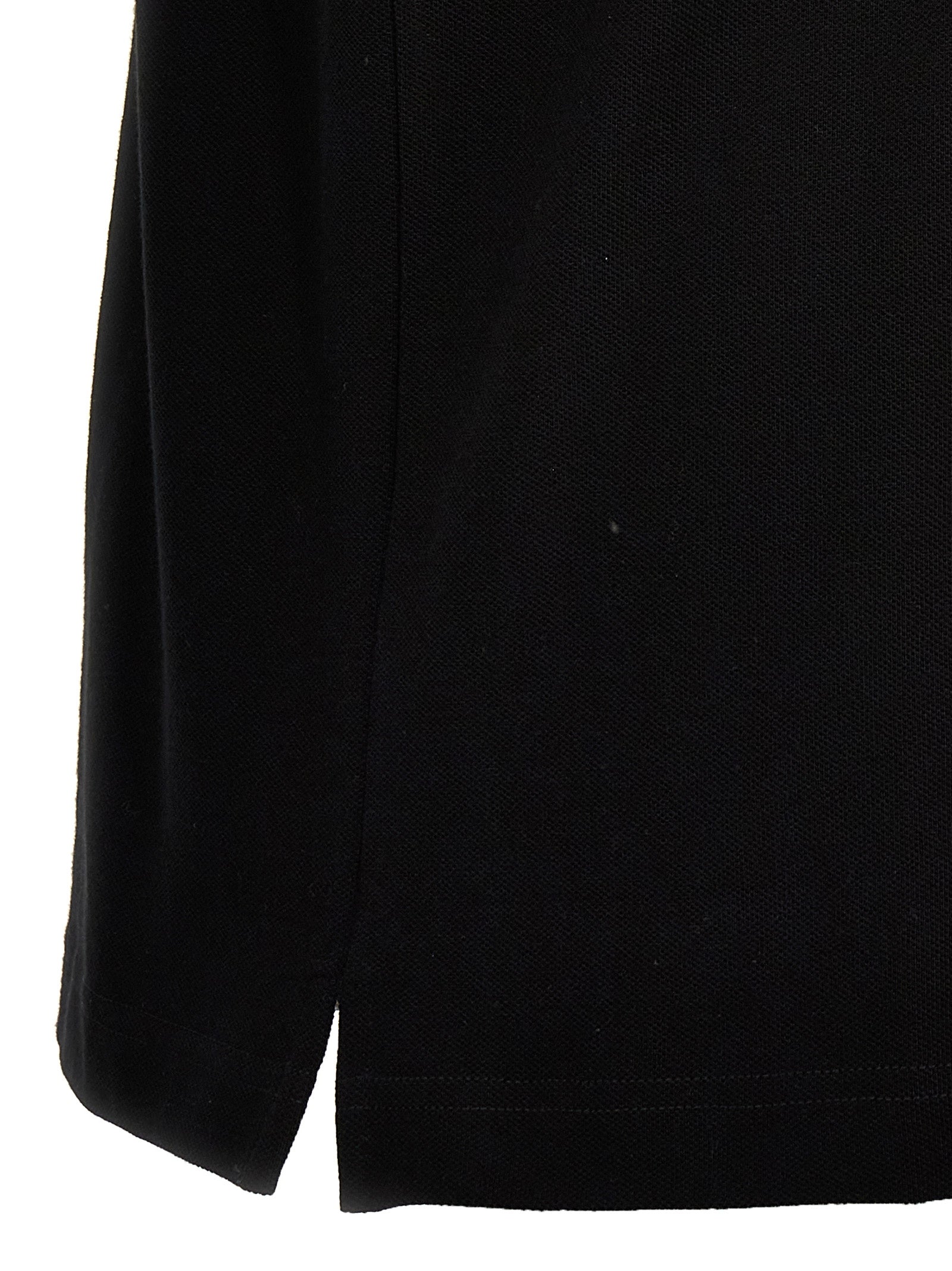Palm Angels Schwarzes Poloshirt aus Polyester