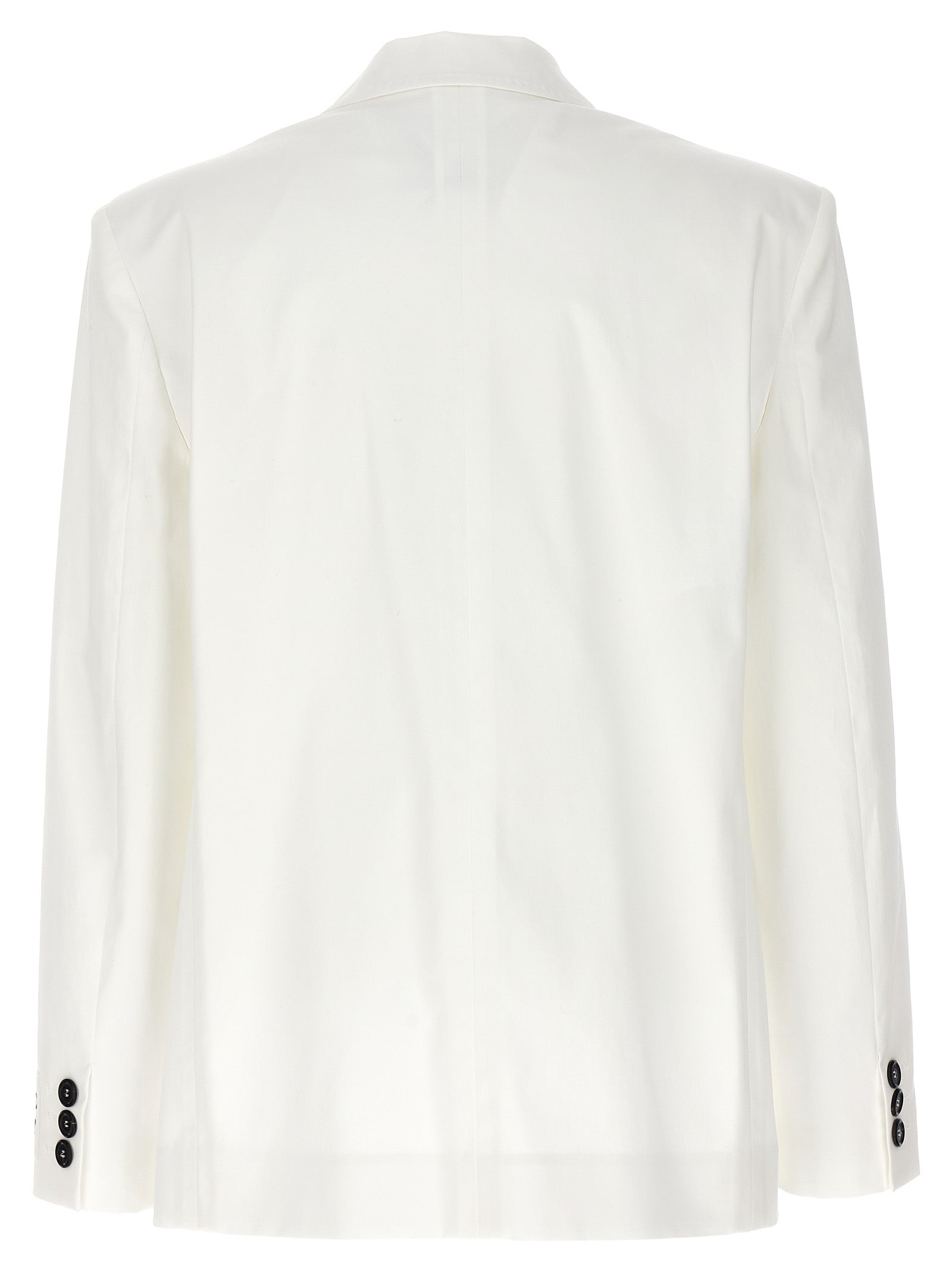 Moschino Weißer Baumwollblazer
