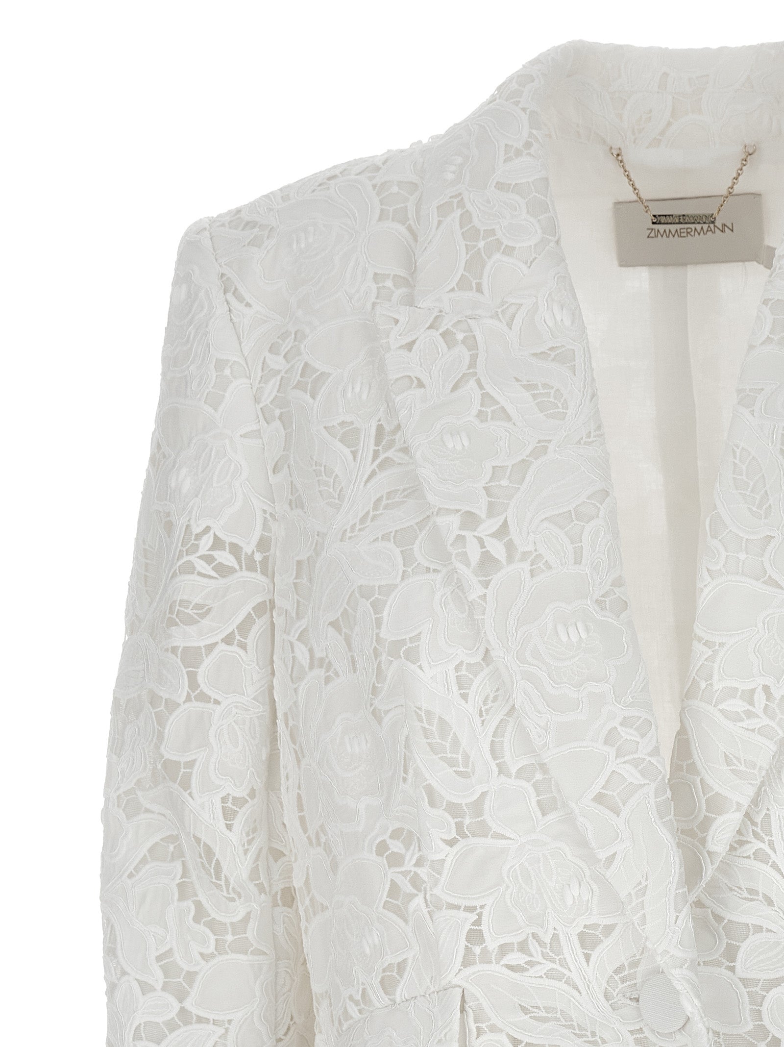 Zimmermann Weißer Blazer aus Polyester