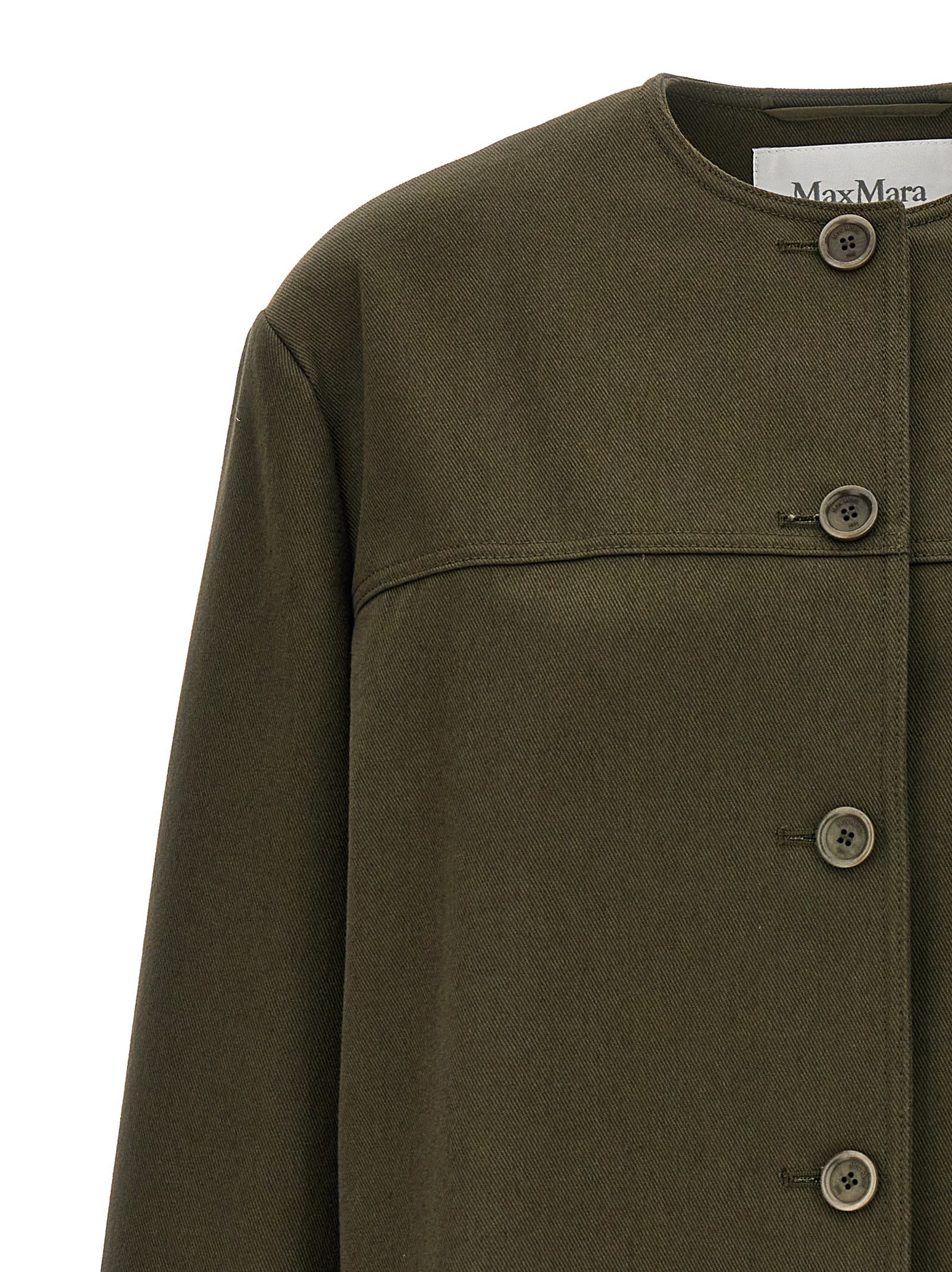 Max Mara Baumwolljacke in Zweifarbenoptik