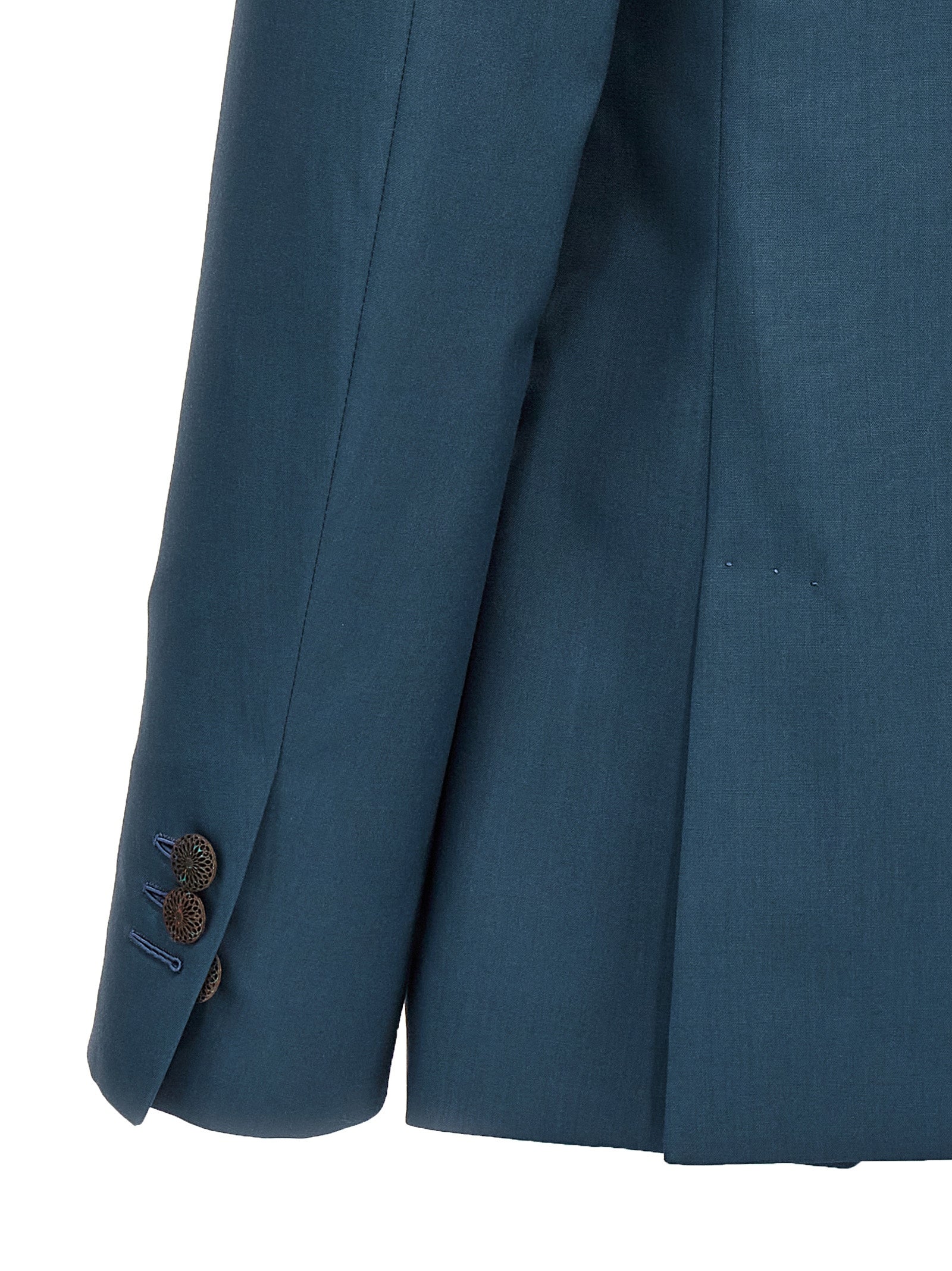 MAURIZIO MIRI Blauer Wollblazer