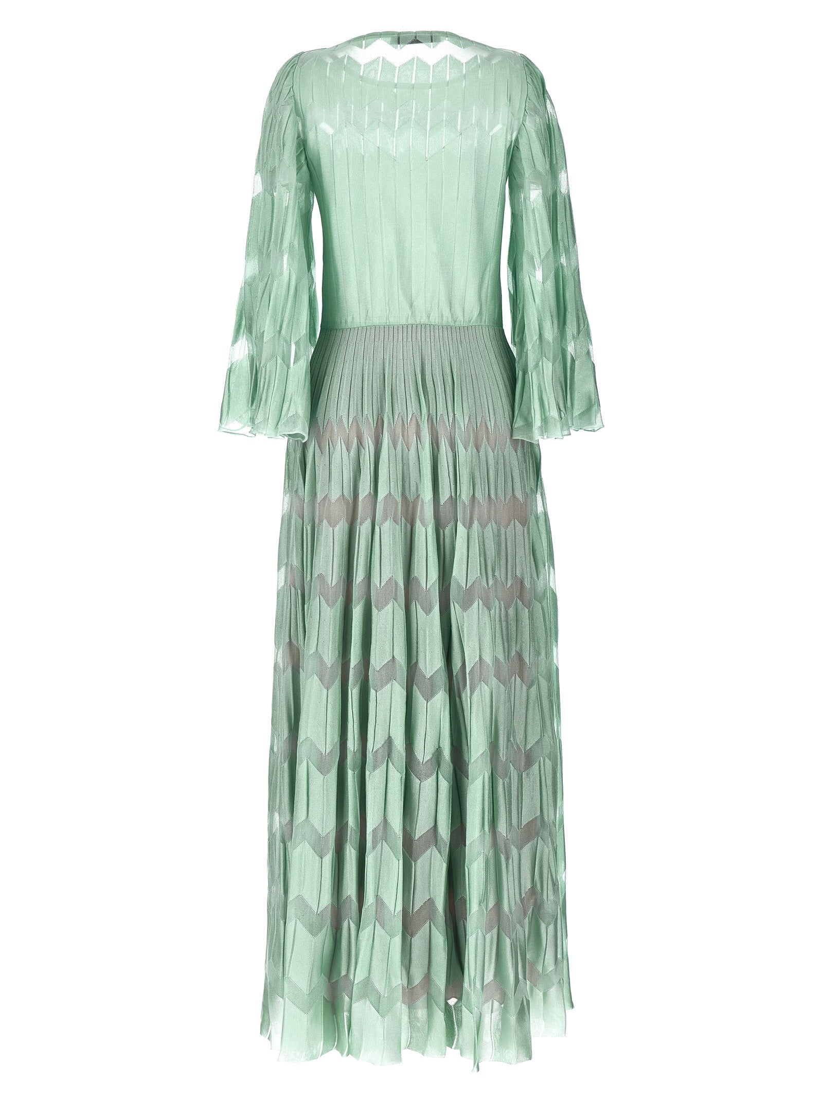 ANTONINO VALENTI Zweifarbige Viskose-Maxikleid