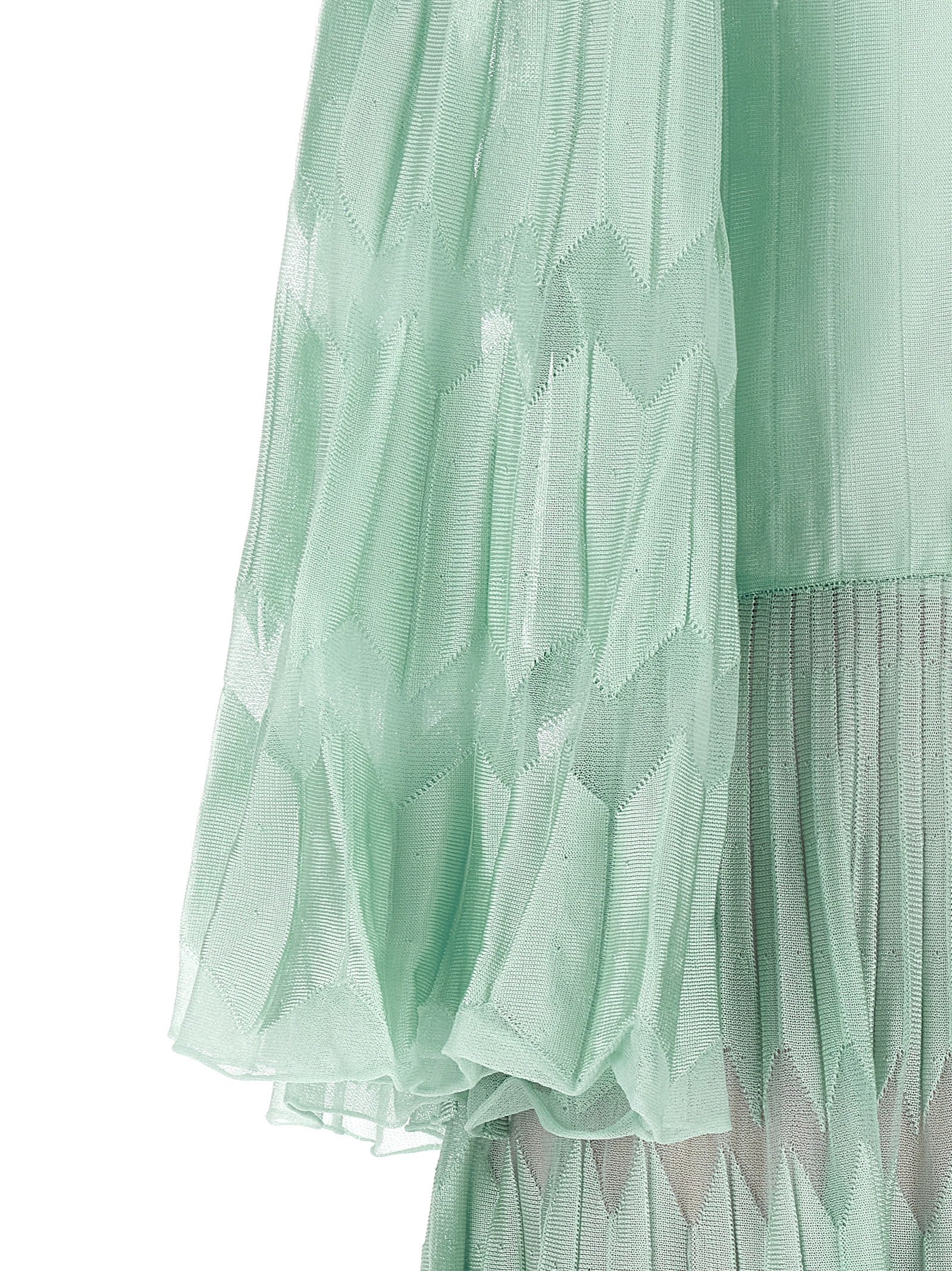 ANTONINO VALENTI Zweifarbige Viskose-Maxikleid