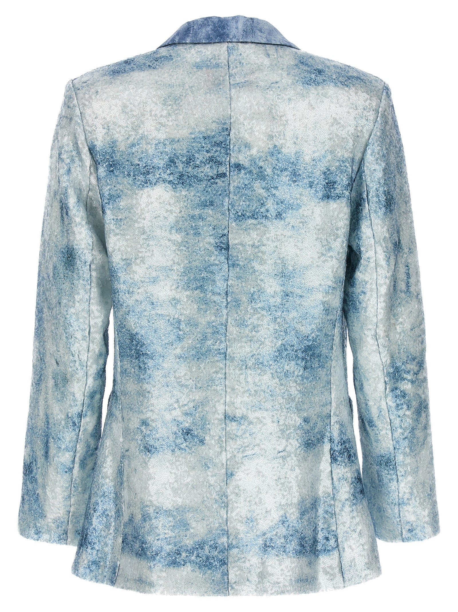LE TWINS Blauer Blazer aus Polyester