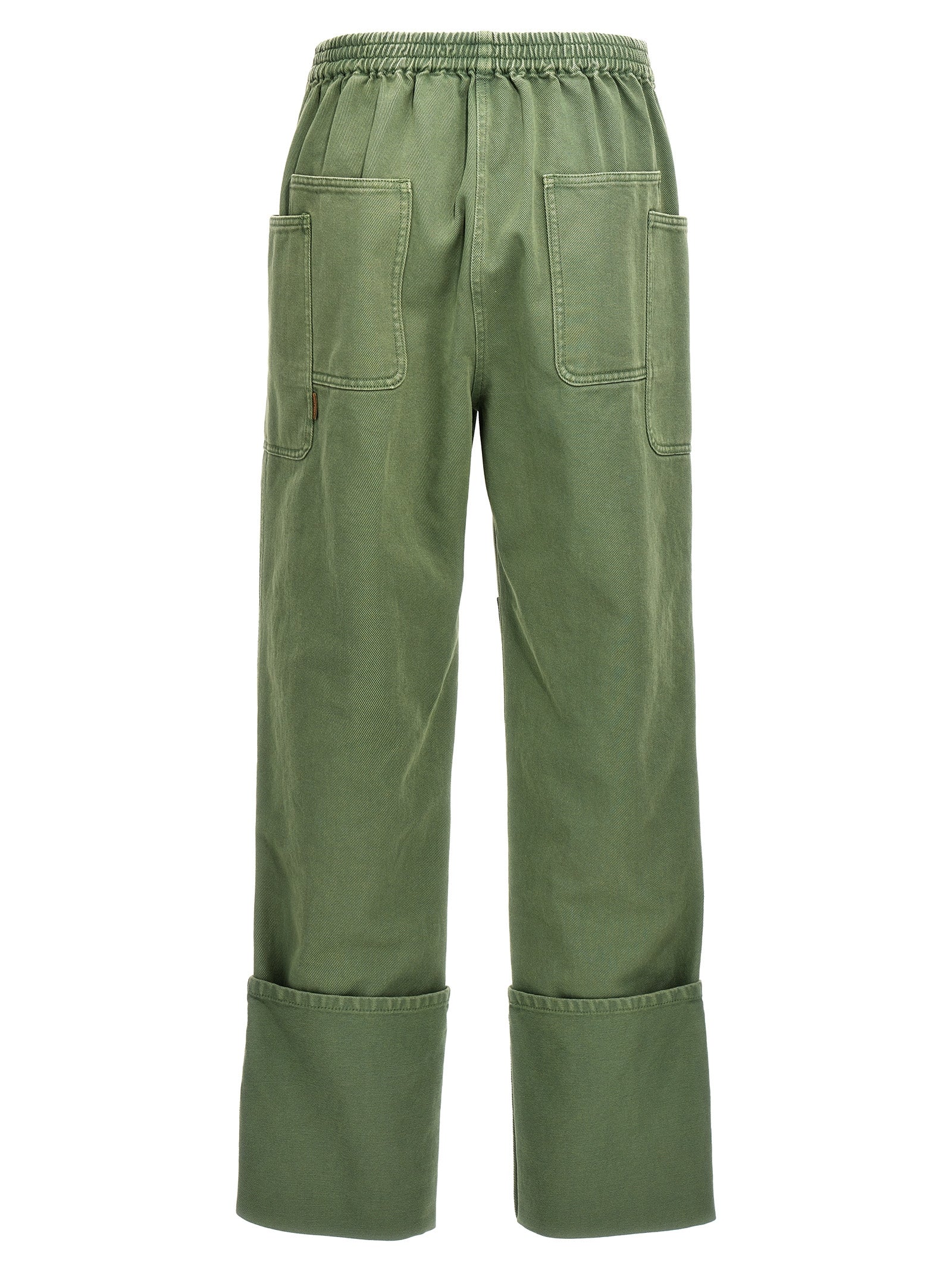 Max Mara Zweifarbige Baumwoll-Freizeithose