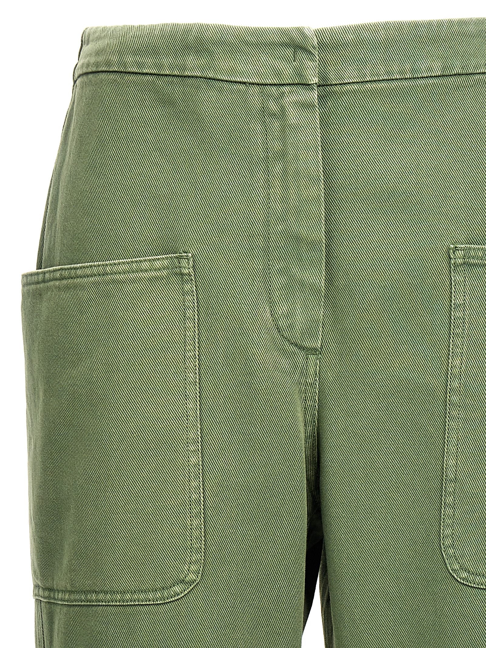 Max Mara Zweifarbige Baumwoll-Freizeithose