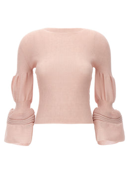 Issey Miyake Mehrfarbiger Pullover aus Polyester