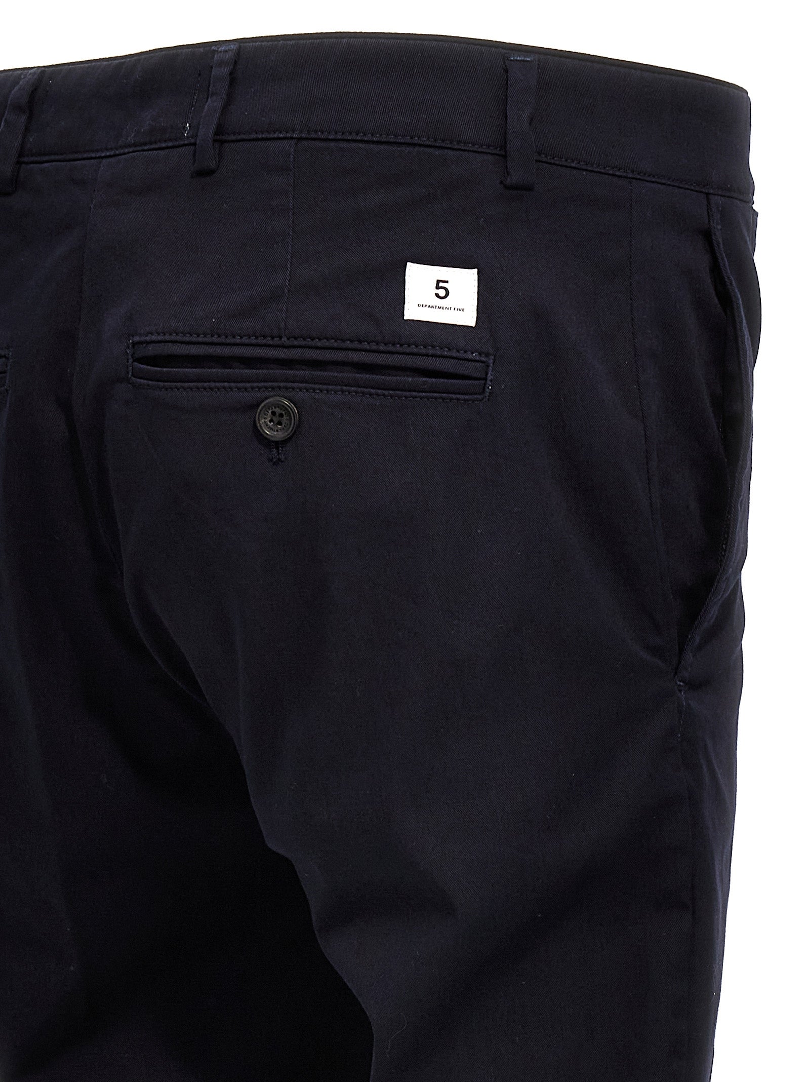 Department 5 Blaue Baumwoll-Freizeithose