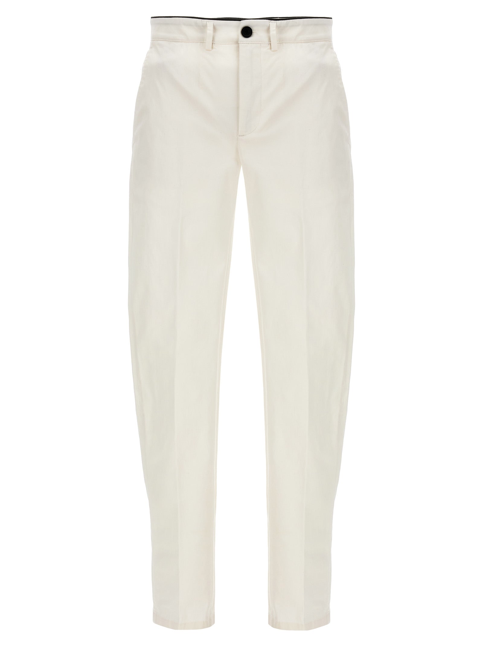 Department 5 Weiße Baumwollhose im Casual-Look