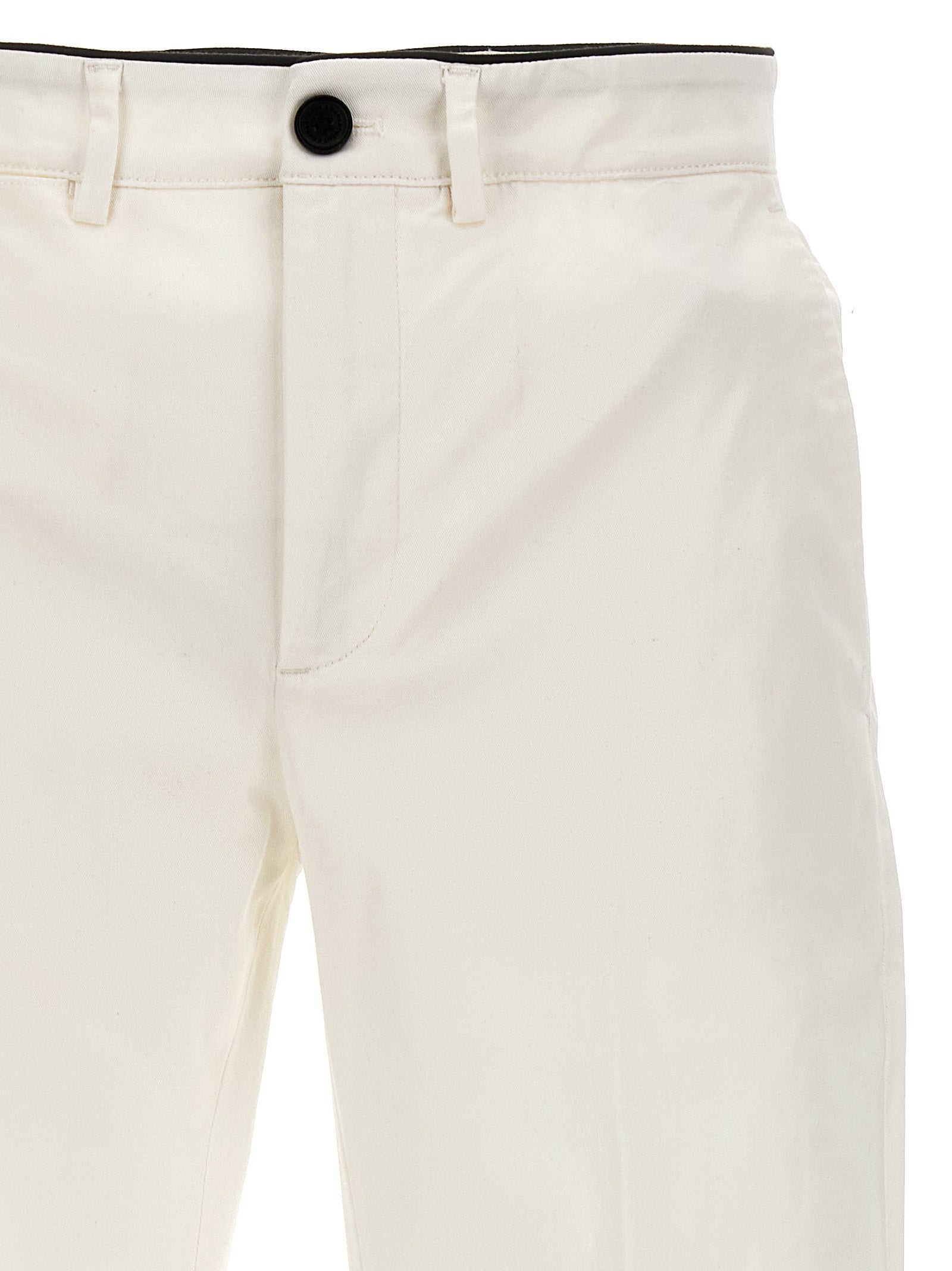 Department 5 Weiße Baumwollhose im Casual-Look