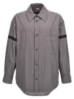 Thom Browne Graue Polyamid-Bluse