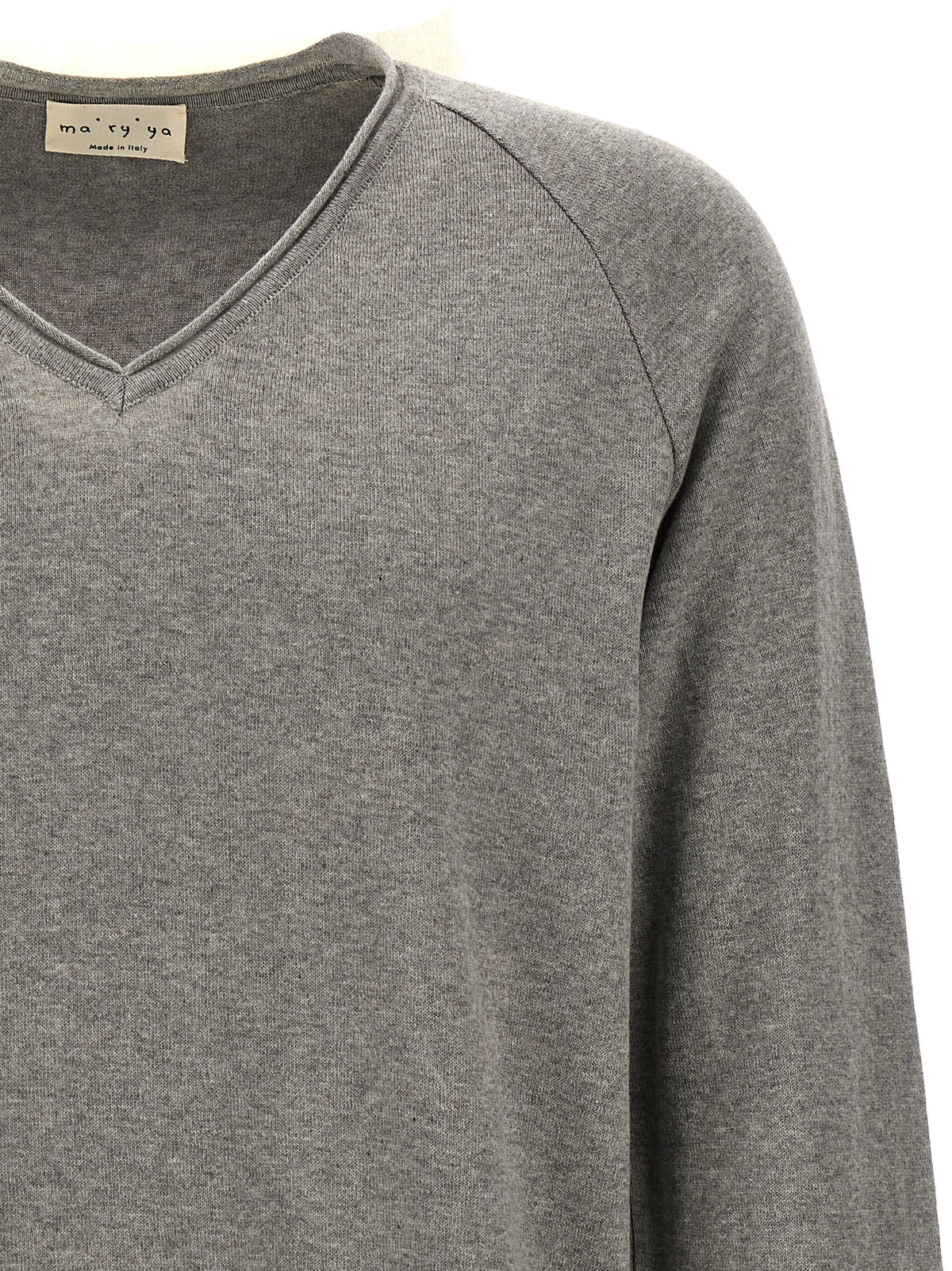 MA'RY'YA Grauer Baumwollcardigan