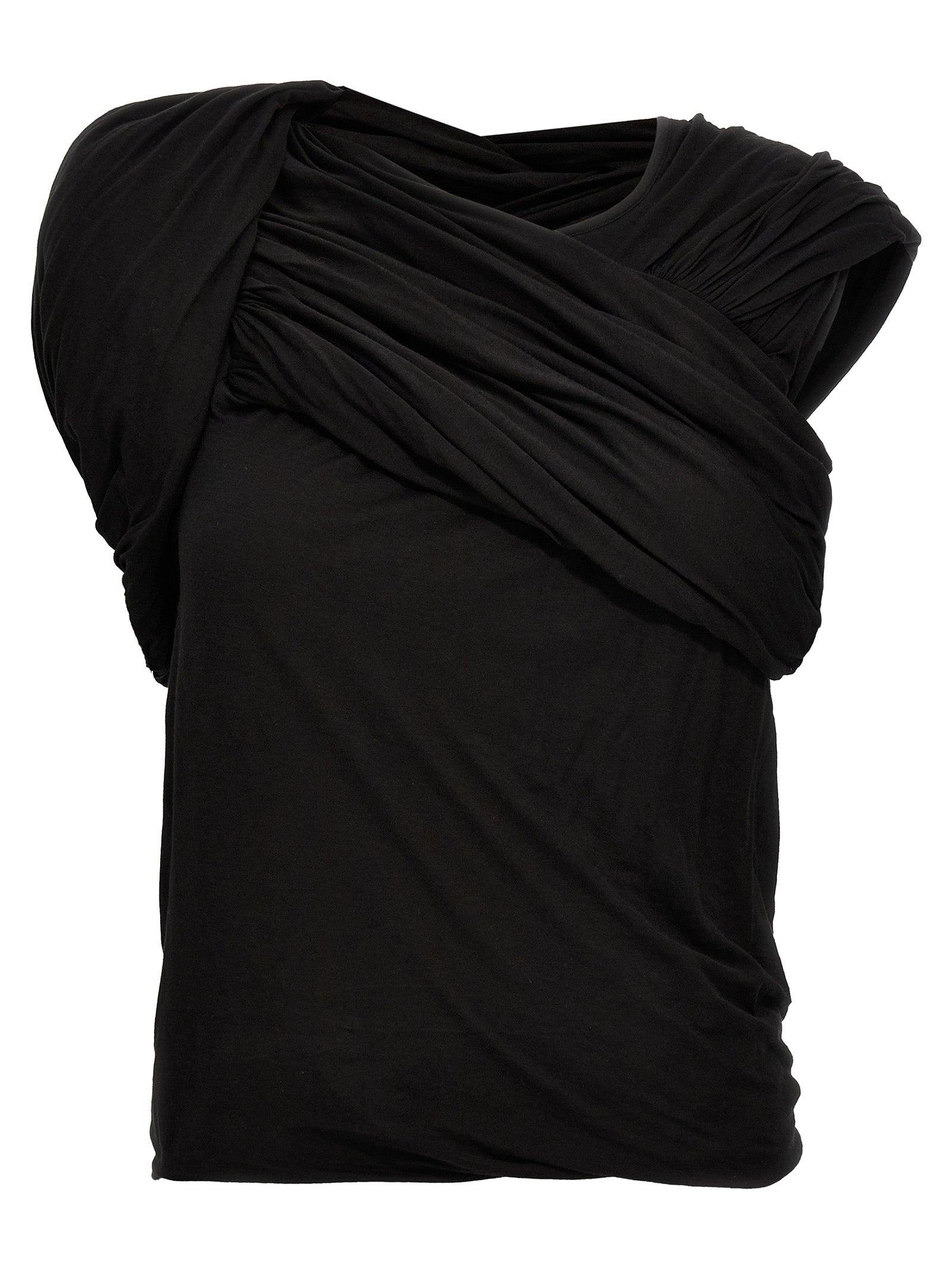 Rick Owens Schwarze Baumwoll-Tanktops