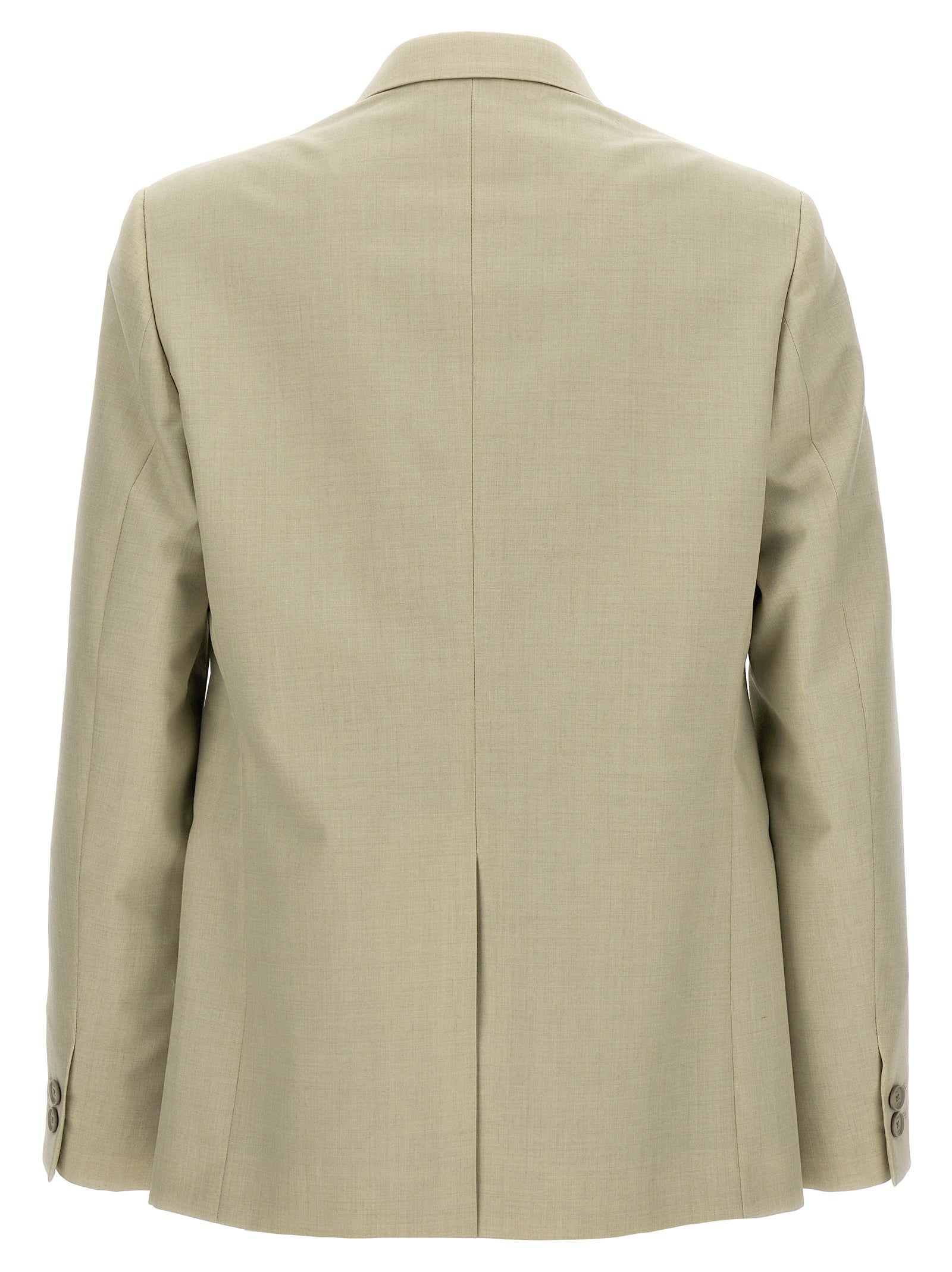 Fendi Mantel aus reiner Schurwolle in Beige