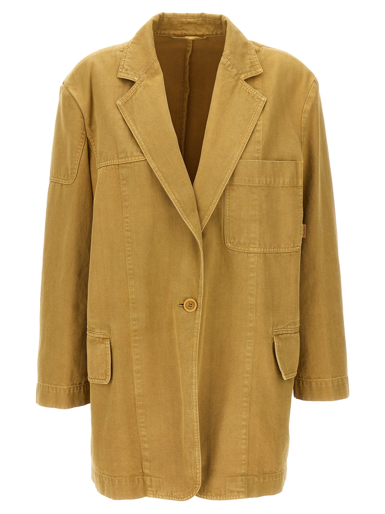 Max Mara Beige Baumwollblazer