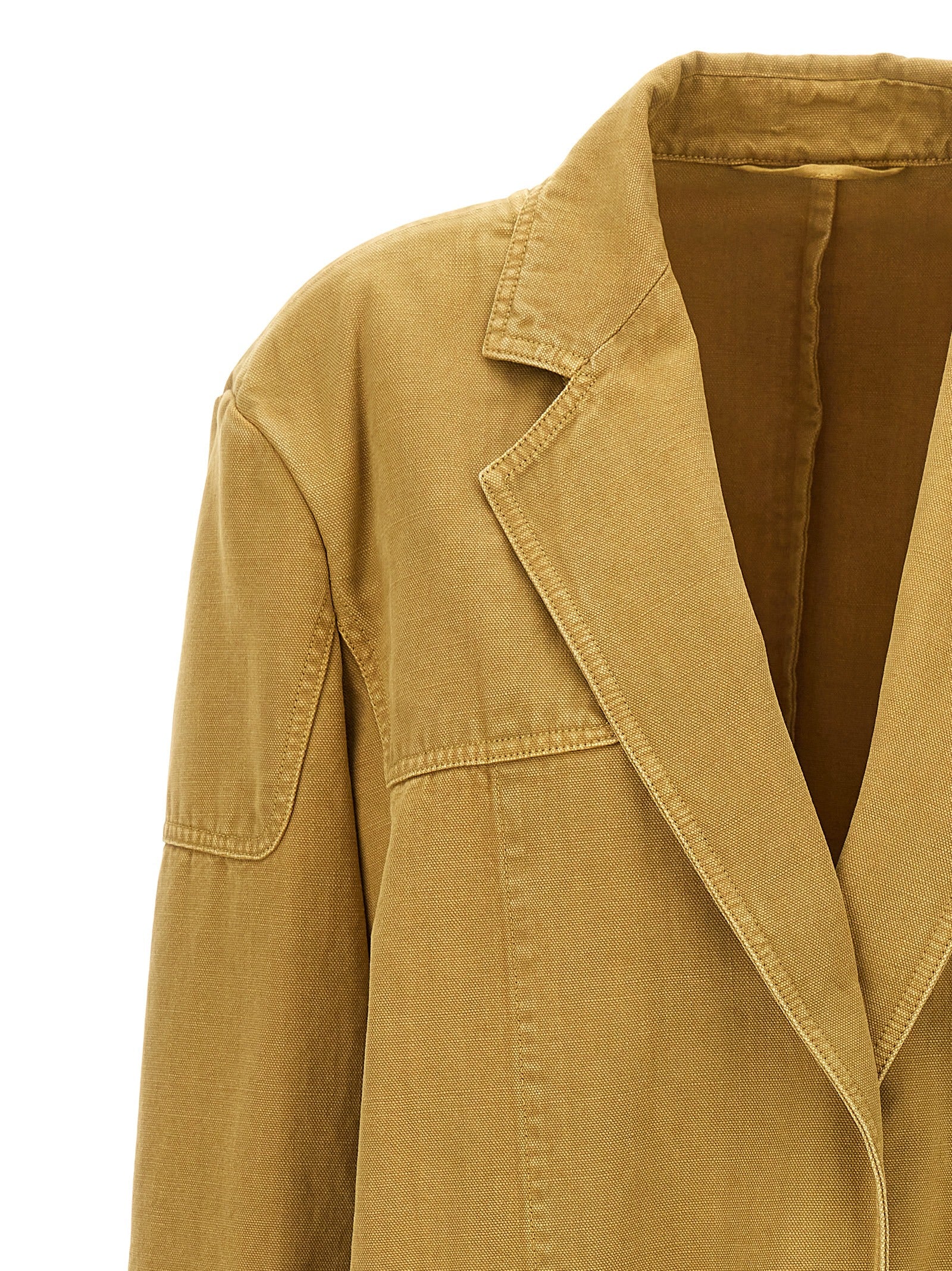 Max Mara Beige Baumwollblazer