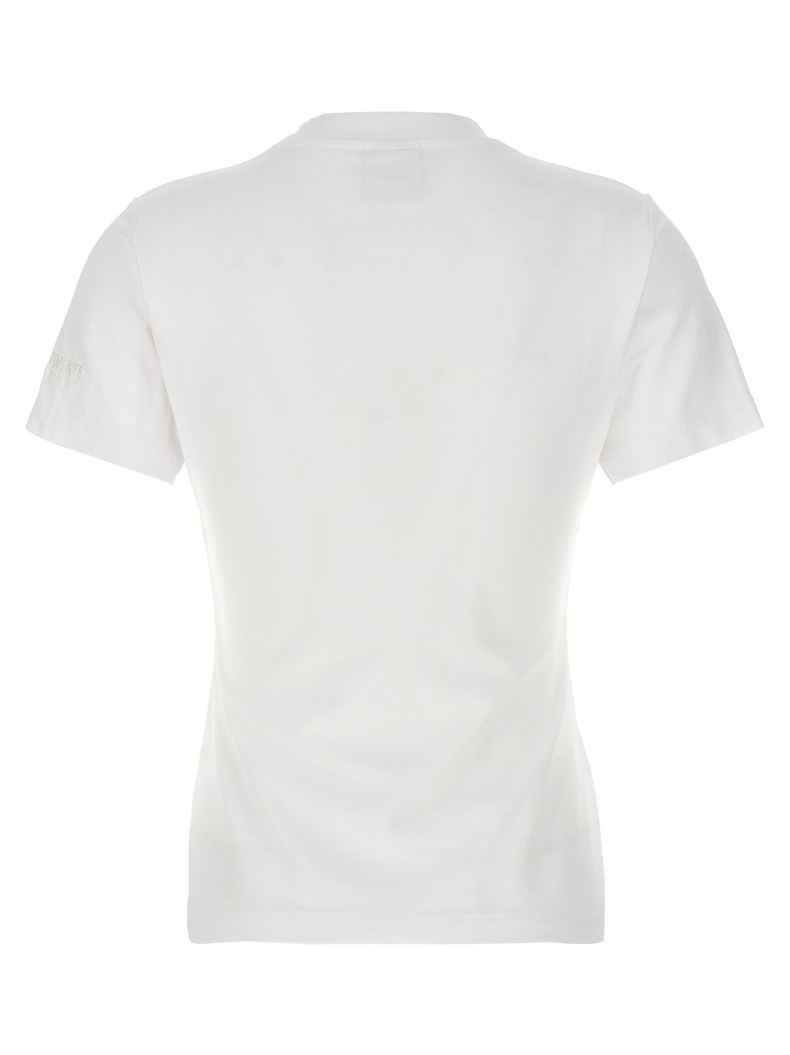 Vetements Weißes Baumwoll-T-Shirt