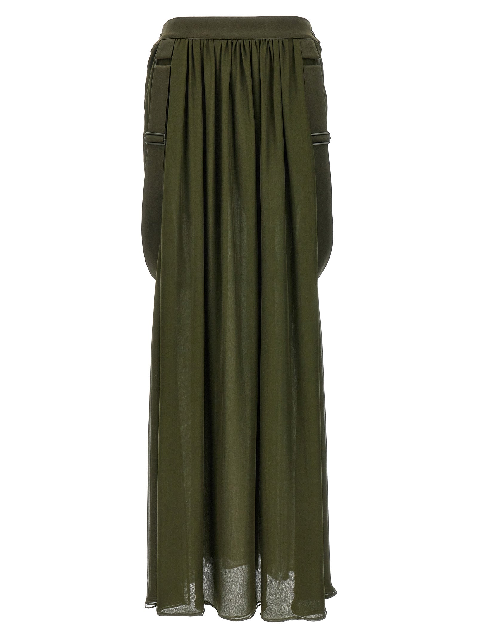 Max Mara Zweifarbiger Seiden-Minirock