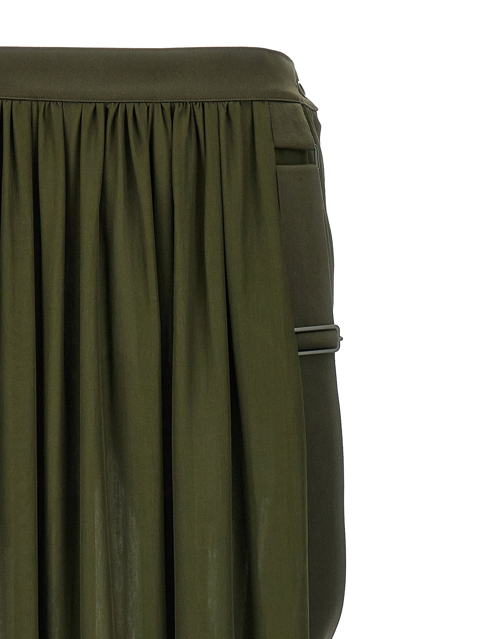 Max Mara Zweifarbiger Seiden-Minirock
