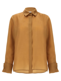Max Mara Beige Seidenbluse