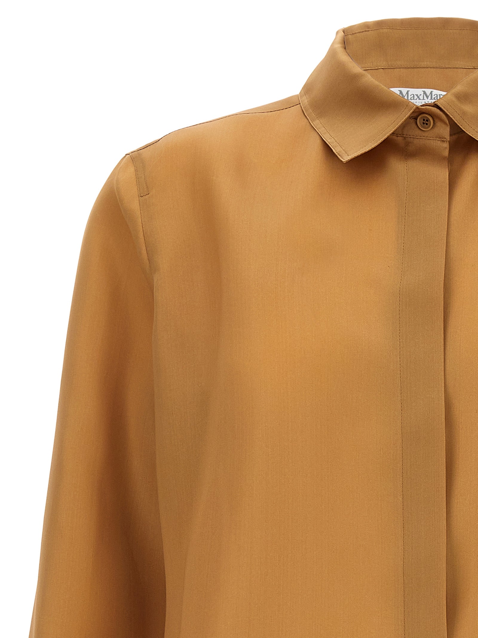 Max Mara Beige Seidenbluse