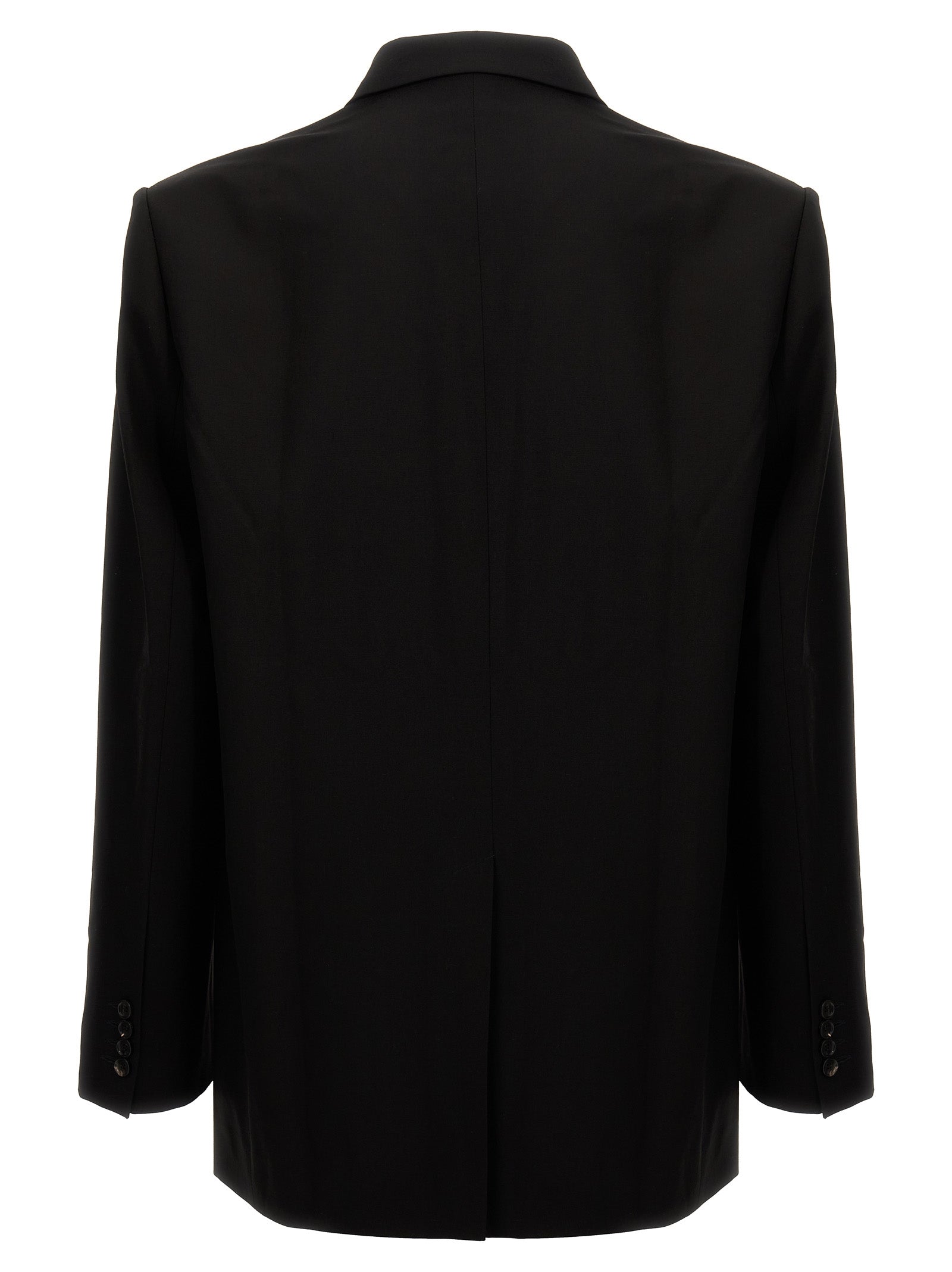 Y/PROJECT Schwarzer Blazer aus reiner Schurwolle