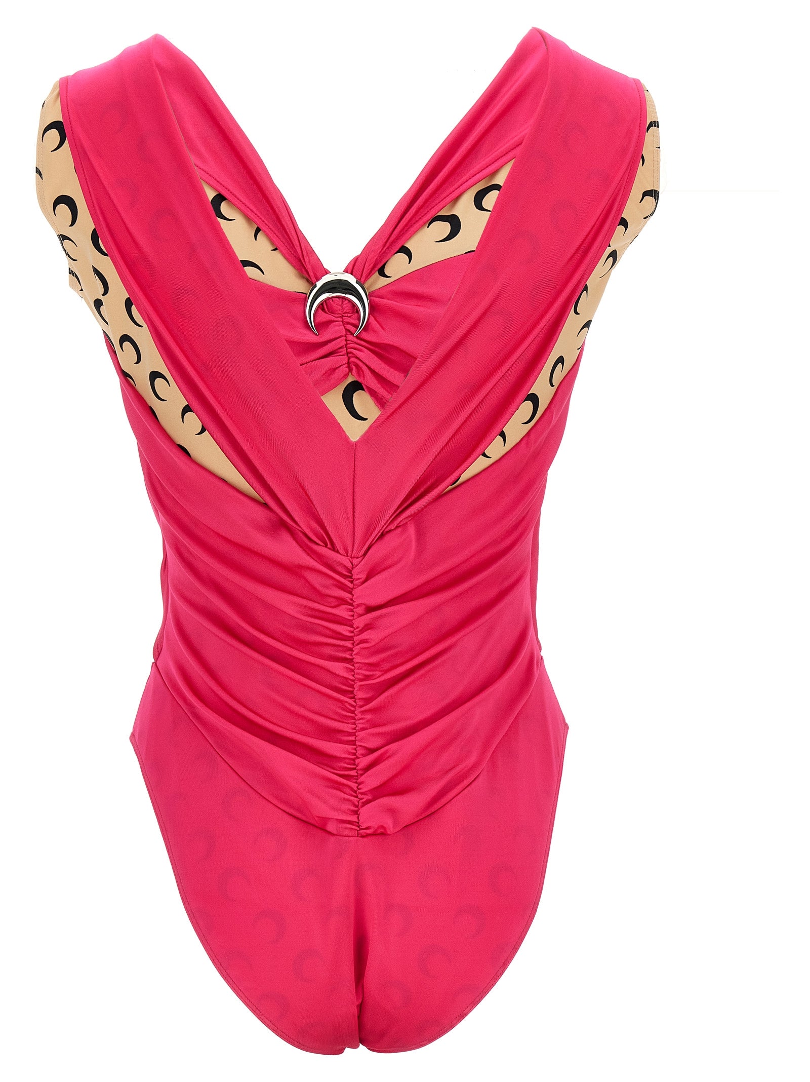 Marine Serre Fuchsia Viskose Body