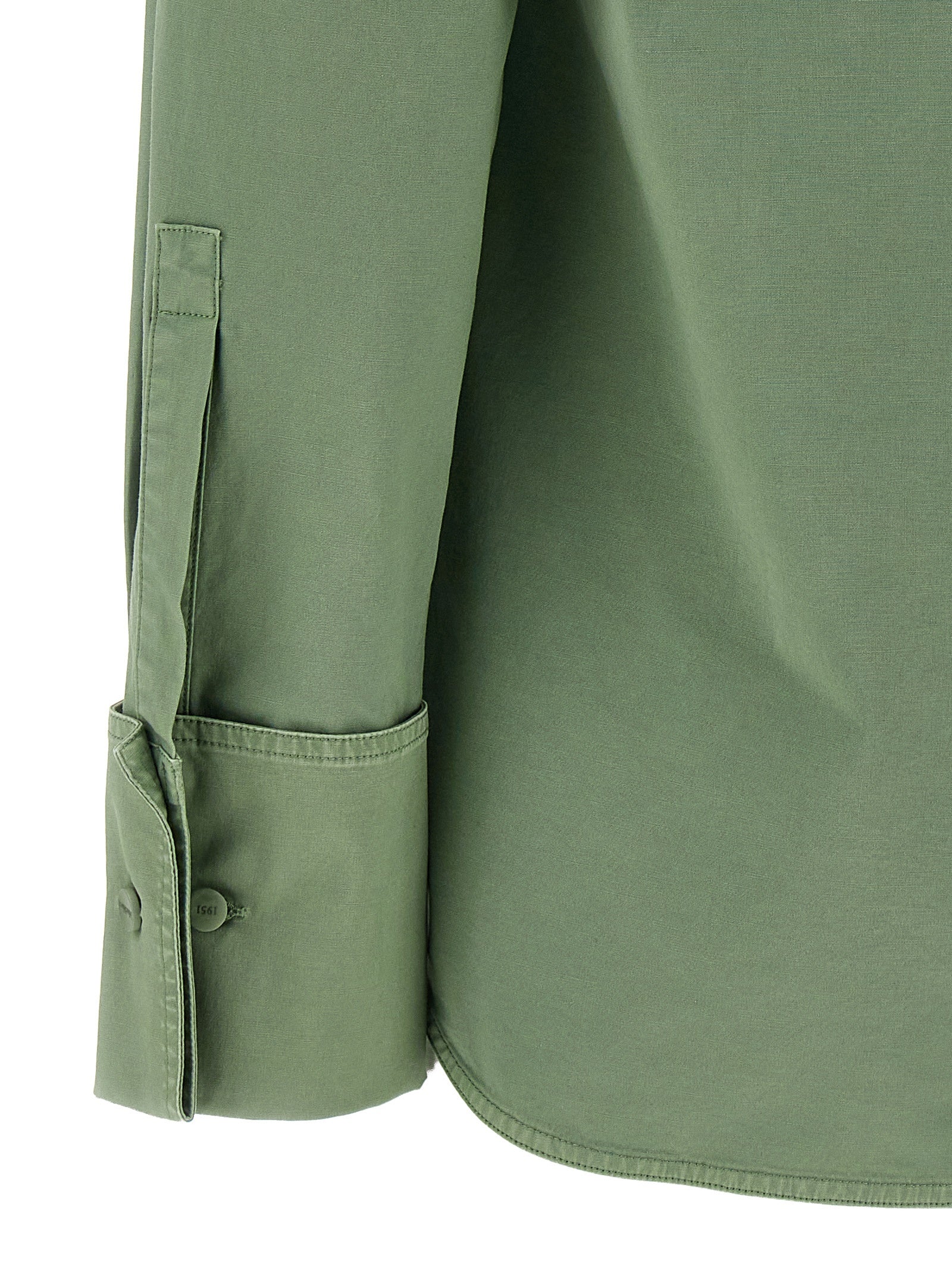 Max Mara Zweifarbige Baumwollbluse